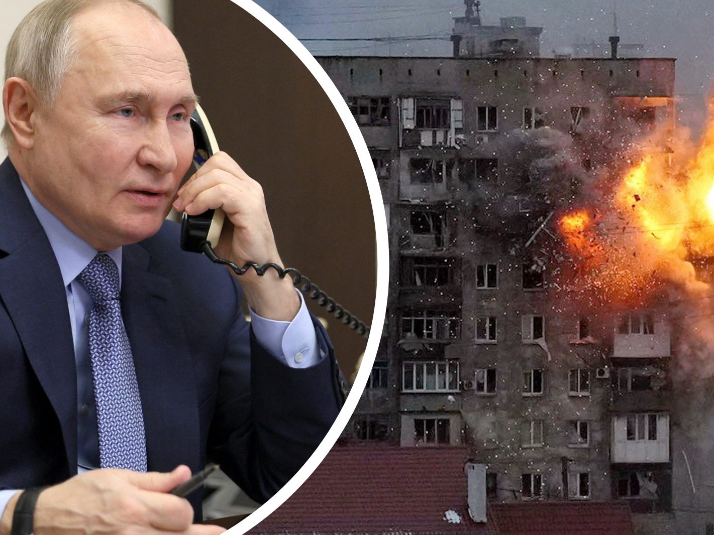 "Dummköpfe" in Kiew hätten Chance auf Frieden vor eineinhalb Jahren vergeben, so Putin. "Dummköpfe" in Kiew hätten Chance auf Frieden vor eineinhalb Jahren vergeben, so Putin.