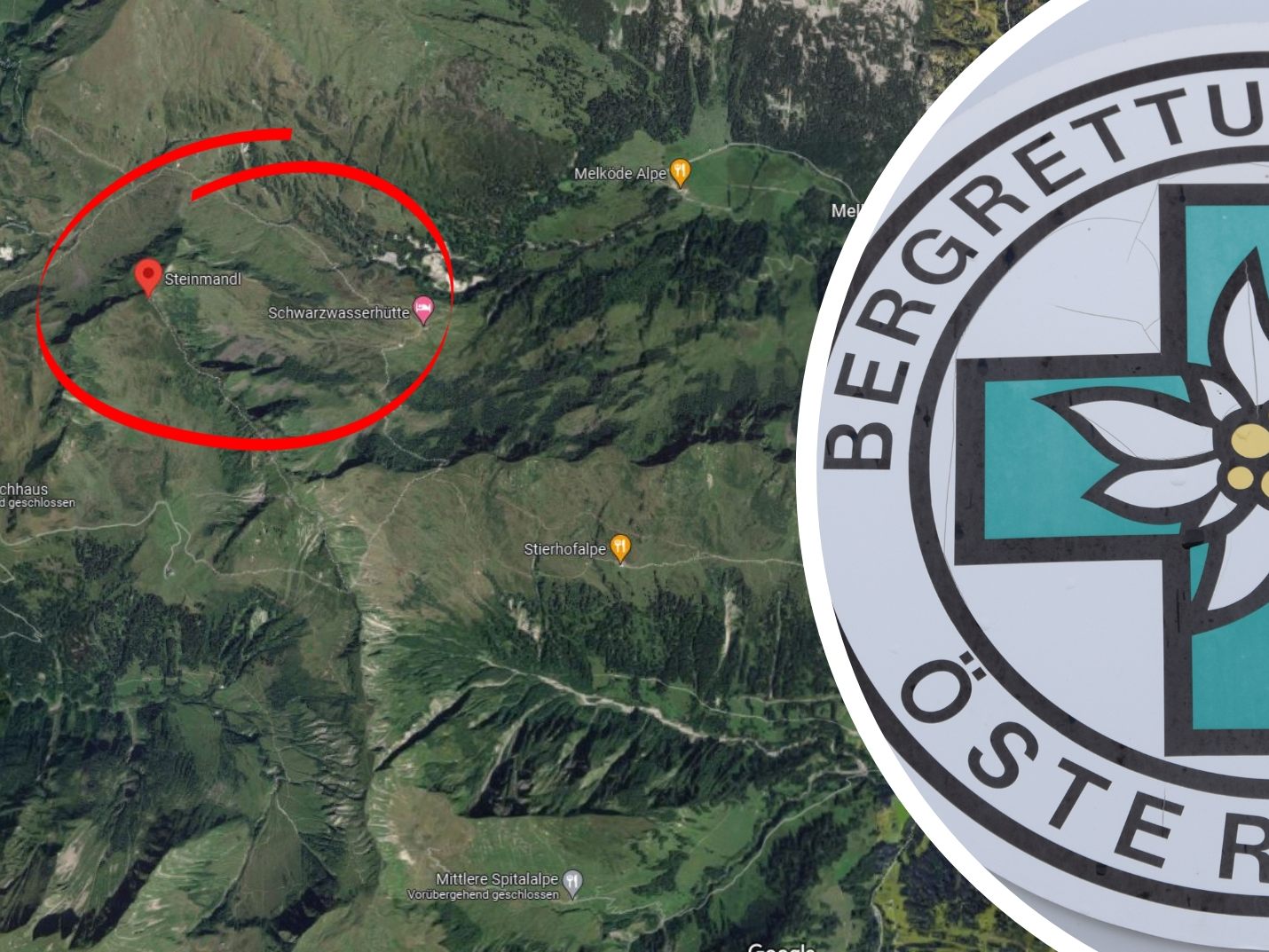 Die Skifahrer lösten das Schneebrett im Kleinwalsertal selbst aus.