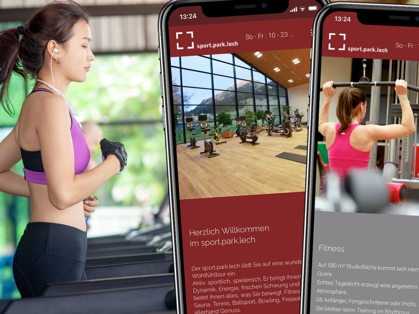 Das Herzstück des Fitnessstudios ist der großzügig gestaltete Fitnessbereich.