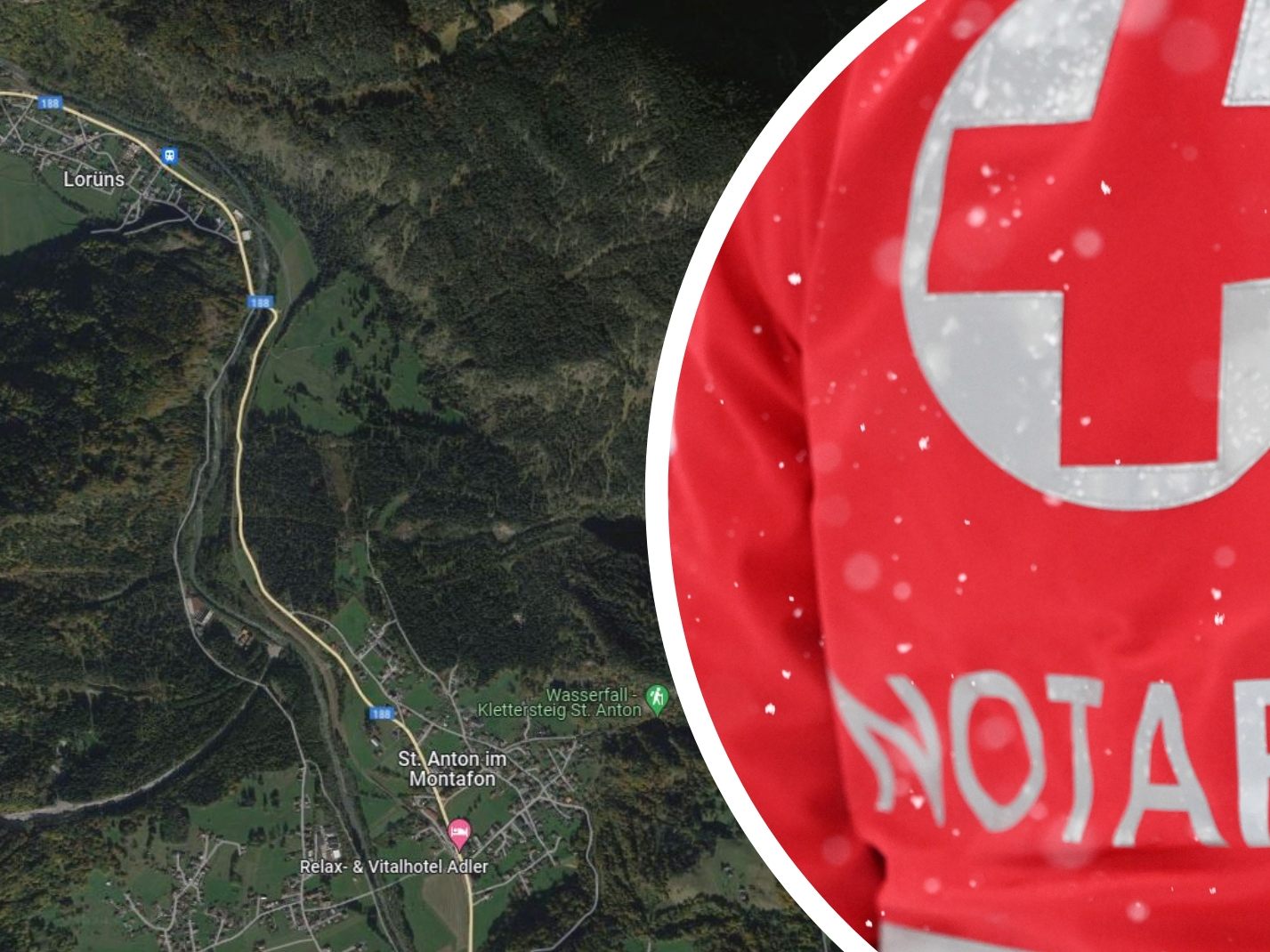 Drei Personen mussten nach dem Unfall ins LKH Feldkirch eingeliefert werden. Drei Personen mussten nach dem Unfall ins LKH Feldkirch eingeliefert werden.