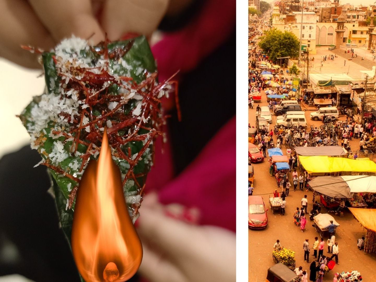 "Fire Paan", ein traditioneller indischer Snack.