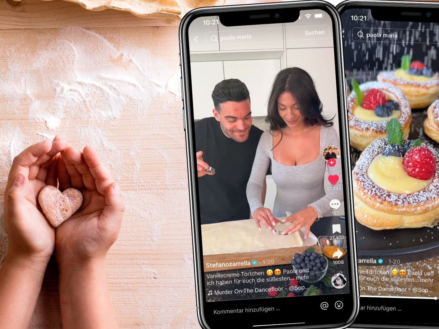 Auf TikTok begeistert Stefano Zarrella, bekannt für seine kulinarischen Inspirationen, zusammen mit Influencerin Paola Maria seine Follower mit einem neuen Rezeptvideo. Auf TikTok begeistert Stefano Zarrella, bekannt für seine kulinarischen Inspirationen, zusammen mit Influencerin Paola Maria seine Follower mit einem neuen Rezeptvideo.