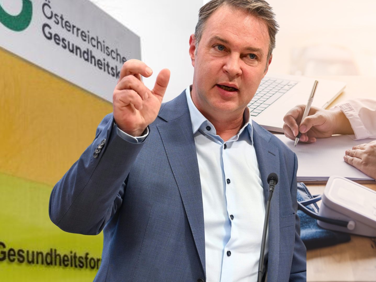 SPÖ-Chef Andreas Babler will Wahlärzte dazu verpflichten, auch Patienten nach Kassentarif zu behandeln.