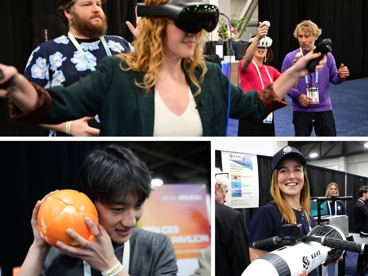Bei der Technikmesse CES 2024 in Las Vegas dreht sich fast alles um künstliche Intelligenz im Alltag.