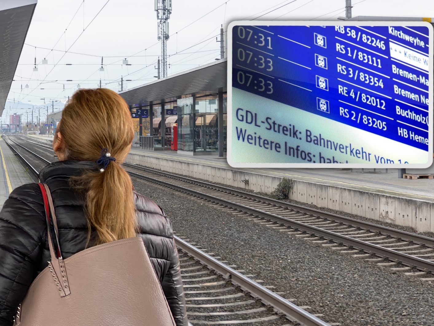 Von Mittwochmorgen (24.01.) bis Montagabend (29.01.) soll der Ausstand im Personenverkehr dauern, wie die Gewerkschaft am frühen Montagmorgen ankündigte.