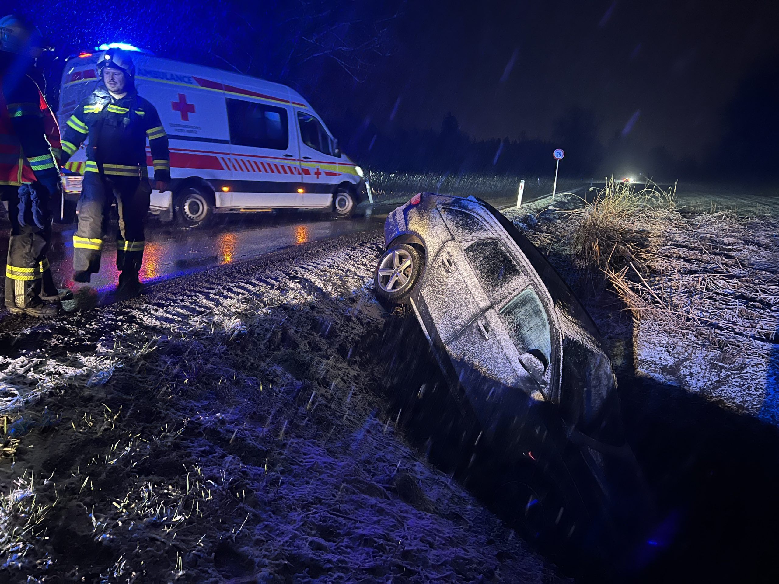 Die Einsatzkräfte wurden am Donnerstagabend nach Lustenau gerufen.