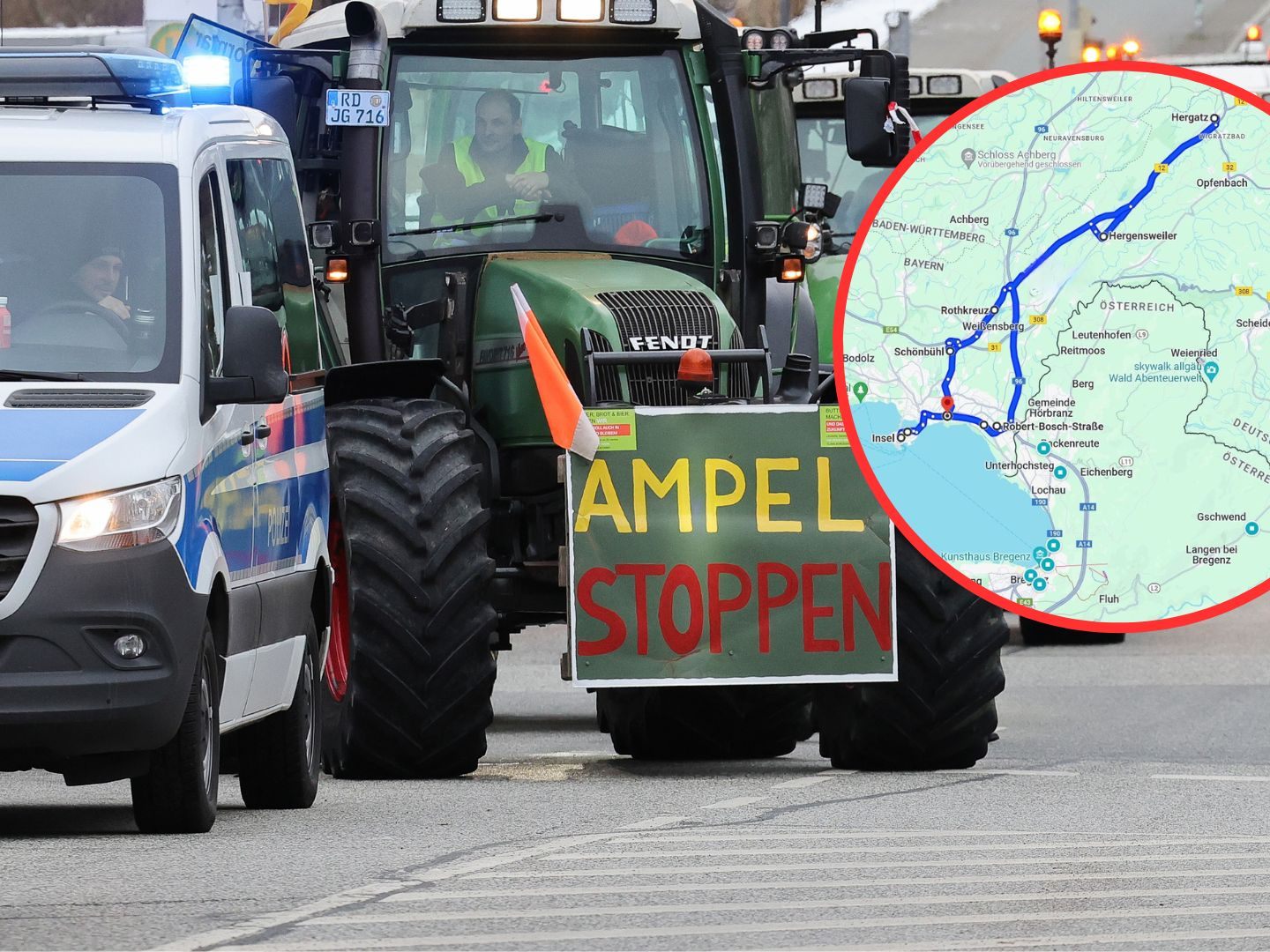 Bauernproteste gehen am Freitag weiter Bauernproteste gehen am Freitag weiter