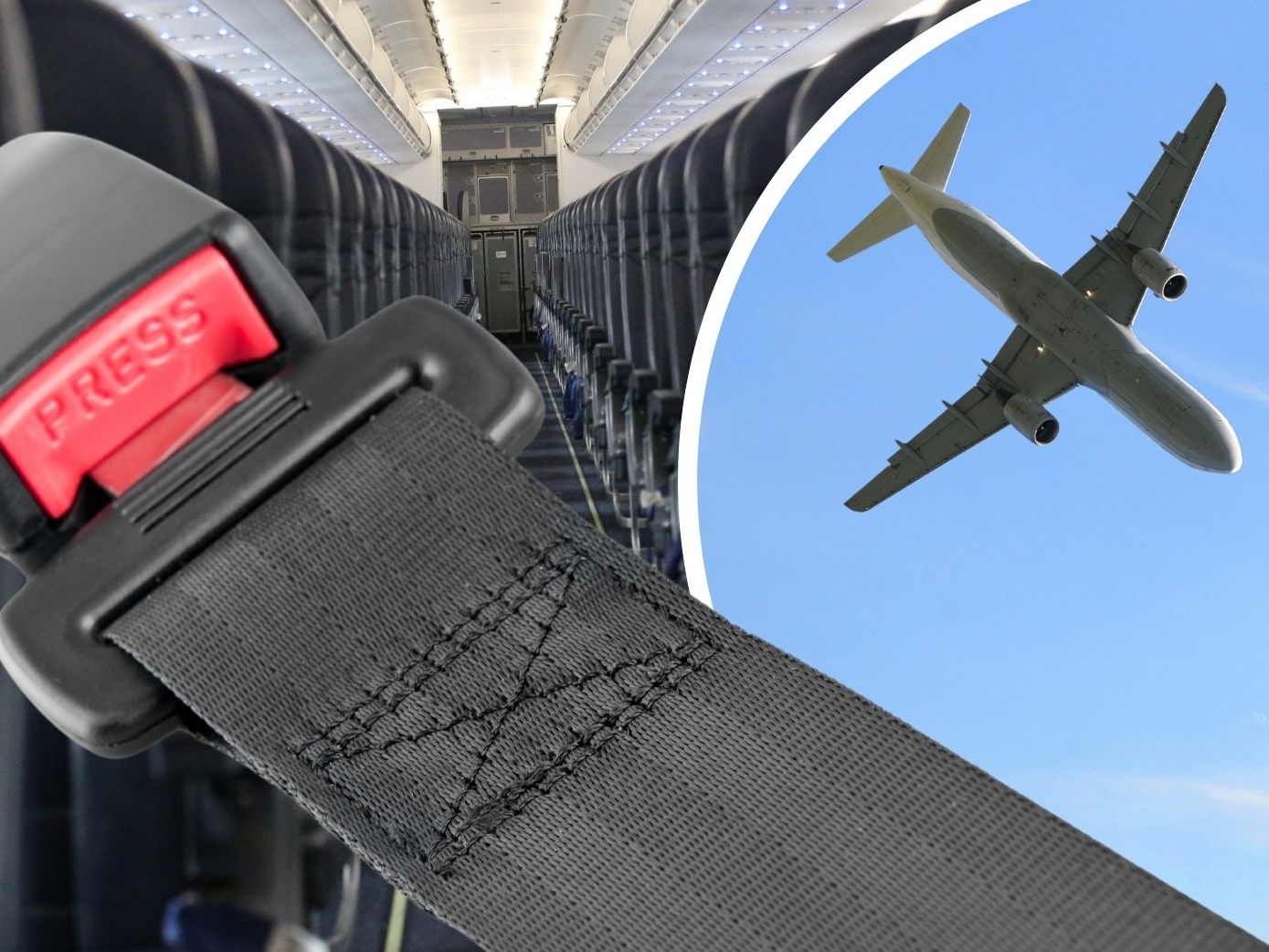Der sicherste Platz, wenn es zu einem Flugzeugabsturz kommt.