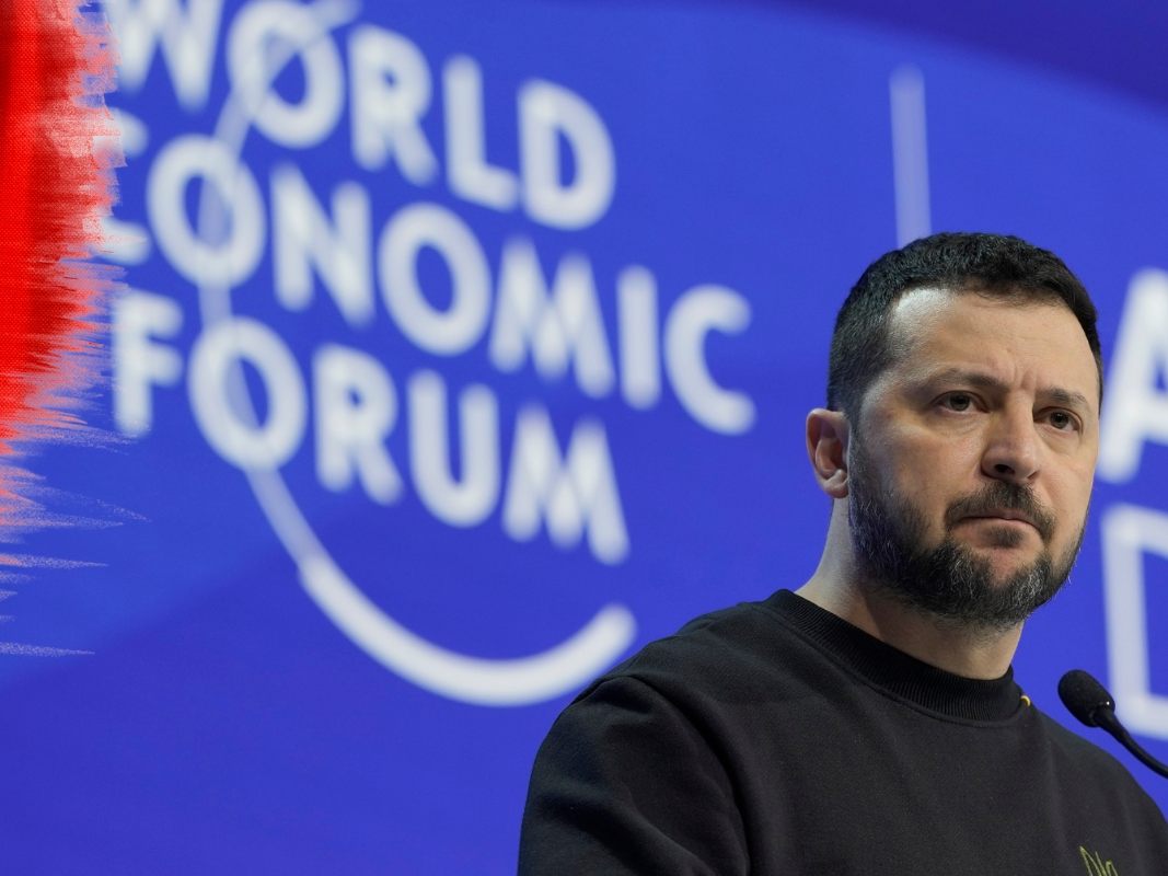 Selenskyj war am Dienstag beim Weltwirtschaftsforum in Davos.