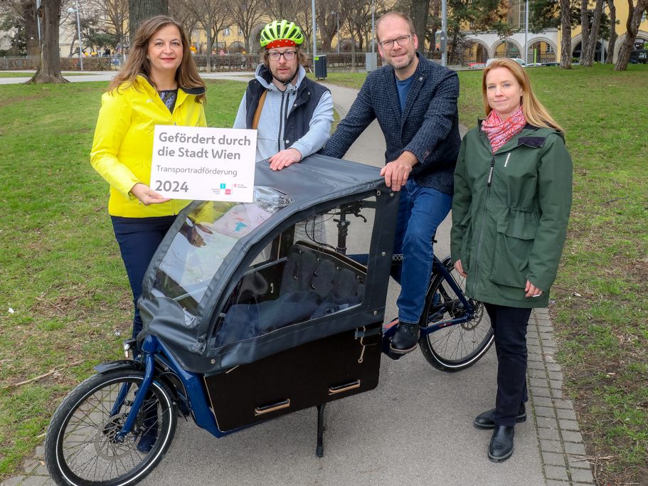 Bereits 1.000 Lastenfahrräder wurden in Wien gefördert.