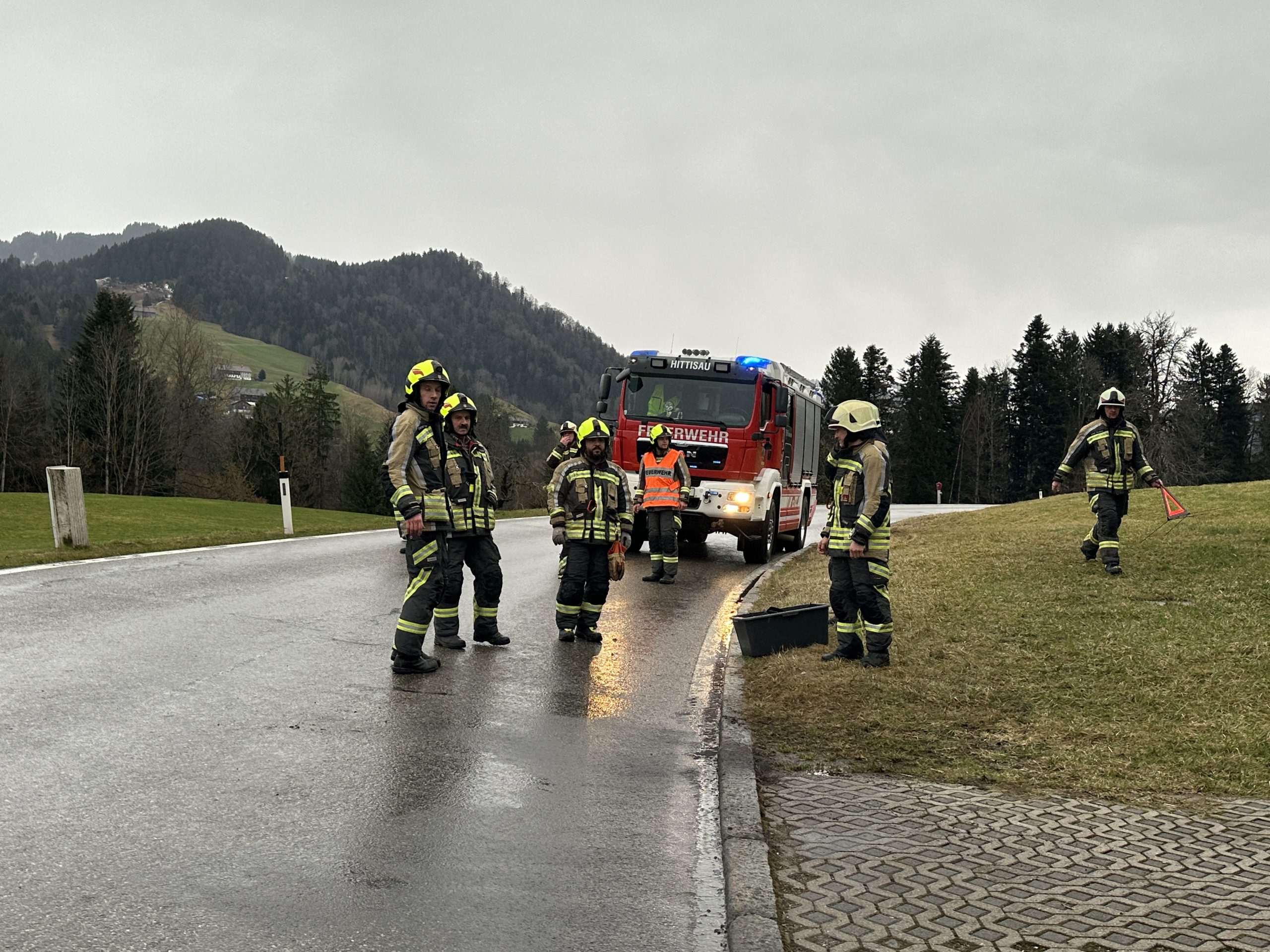 Die Feuerwehr war schnell vor Ort. Die Feuerwehr war schnell vor Ort.