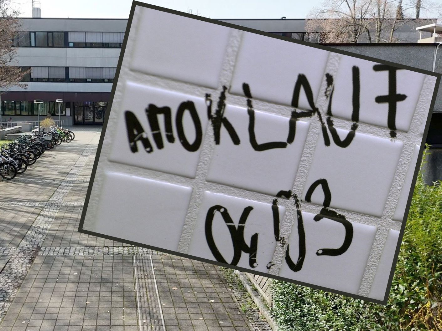 Eine Amoklauf-Drohung hält das BG Blumenstraße in Atem. Eine Amoklauf-Drohung hält das BG Blumenstraße in Atem.