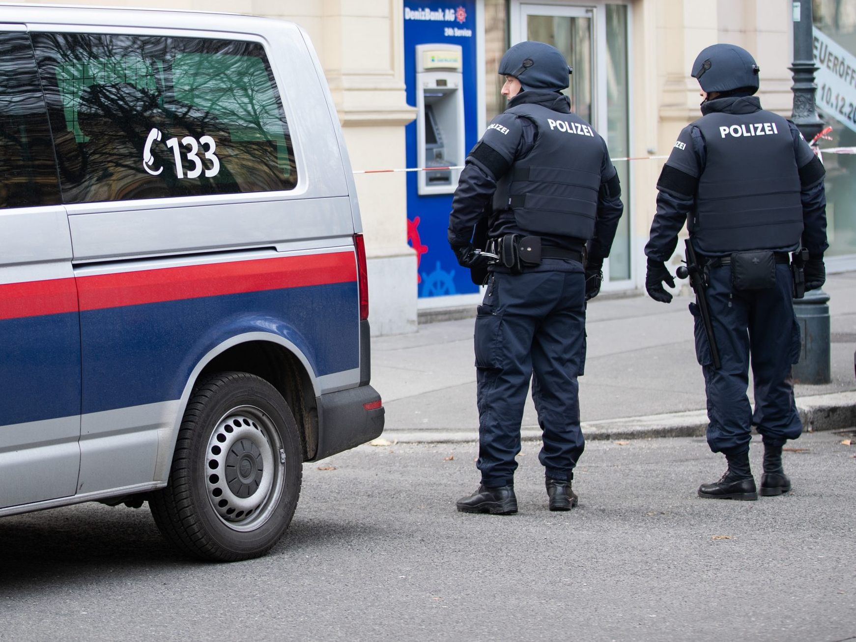 Polizeieinsatz in Wien-Penzing.