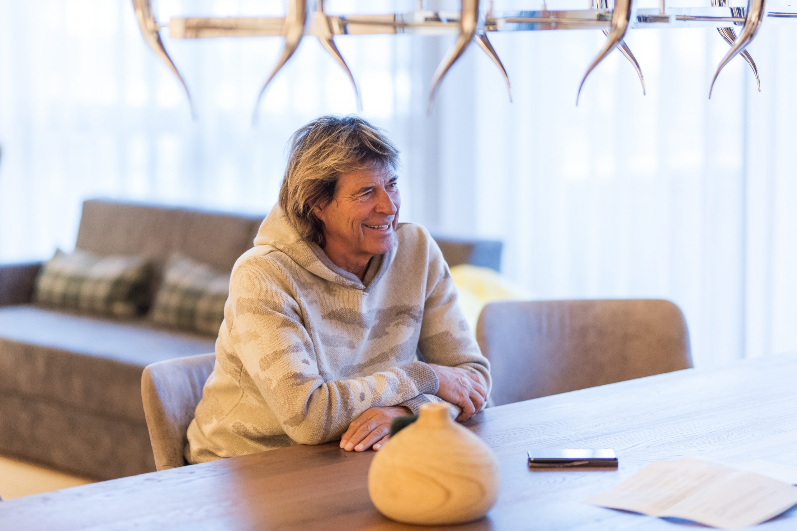 Johann "Hansi" Hinterseer am Mittwoch, 24. Jänner 2024, im Rahmen eines Interviews mit der APA-Austria Presse Agentur in Kitzbühel. Hansi Hinterseer feiert am 02. Februar 2024 seinen 70. Geburtstag. Johann "Hansi" Hinterseer am Mittwoch, 24. Jänner 2024, im Rahmen eines Interviews mit der APA-Austria Presse Agentur in Kitzbühel. Hansi Hinterseer feiert am 02. Februar 2024 seinen 70. Geburtstag.
