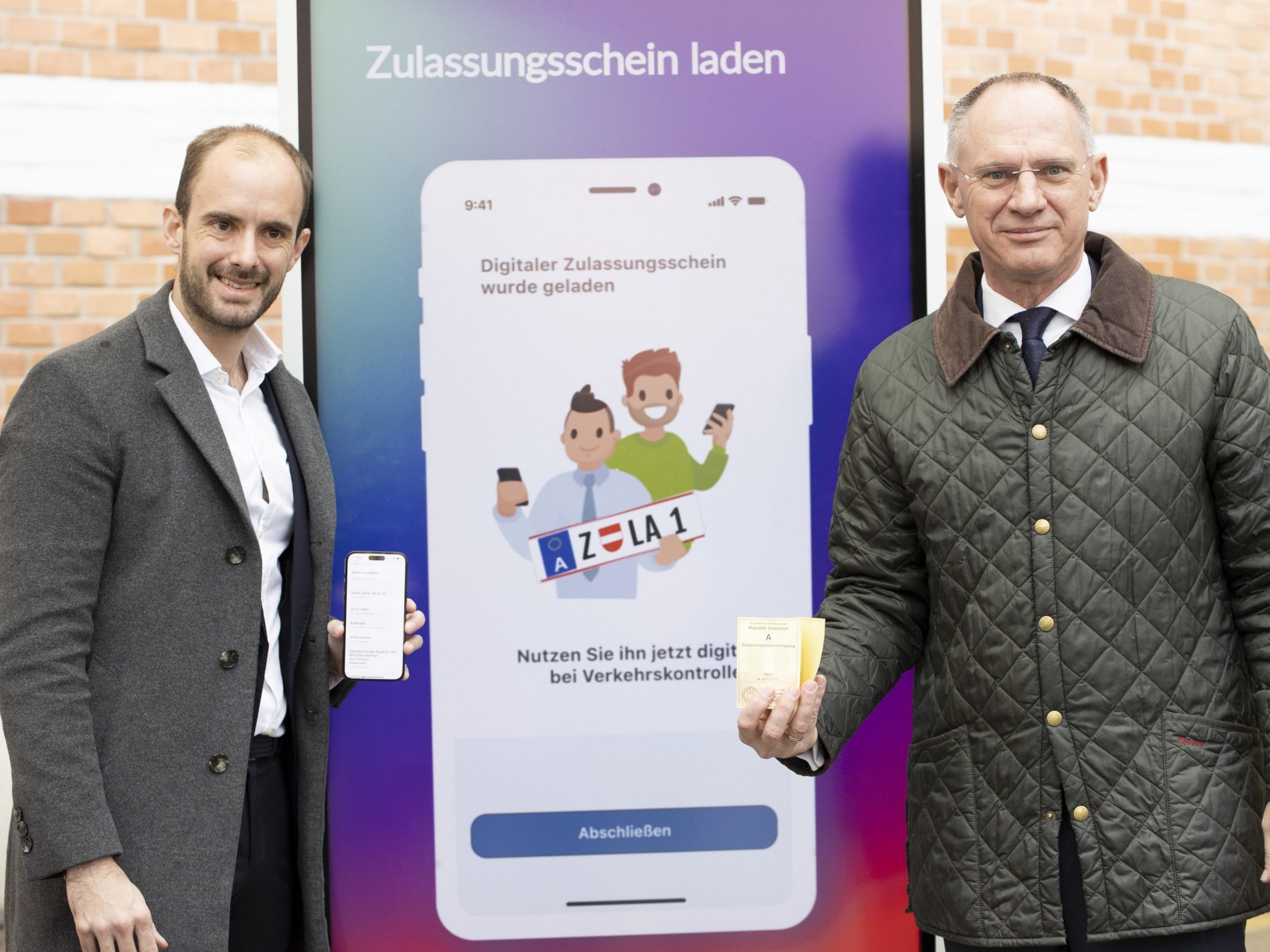 Der digitale Zulassungsschein ist ab sofort gültig.