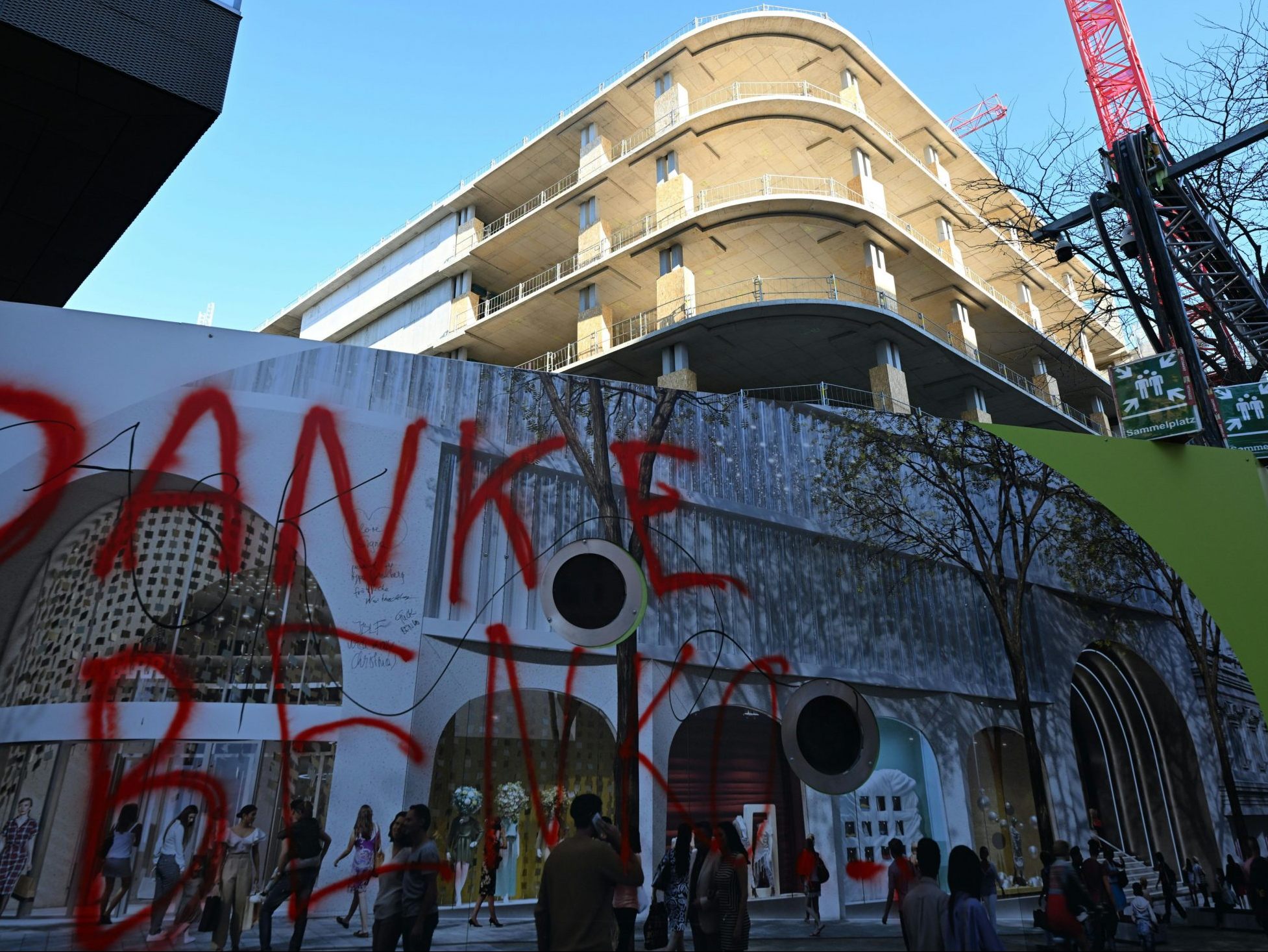 Die Lamarr-Baustelle in Wien ist erst zu 30 bis 40 Prozent fertig.