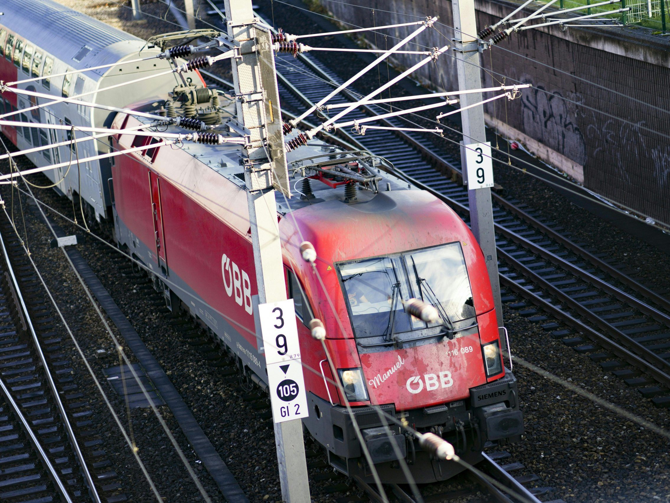 Der ÖBB-Fahrplan in der Ostregion wird ab 12. Februar vorübergehend ausgedünnt.