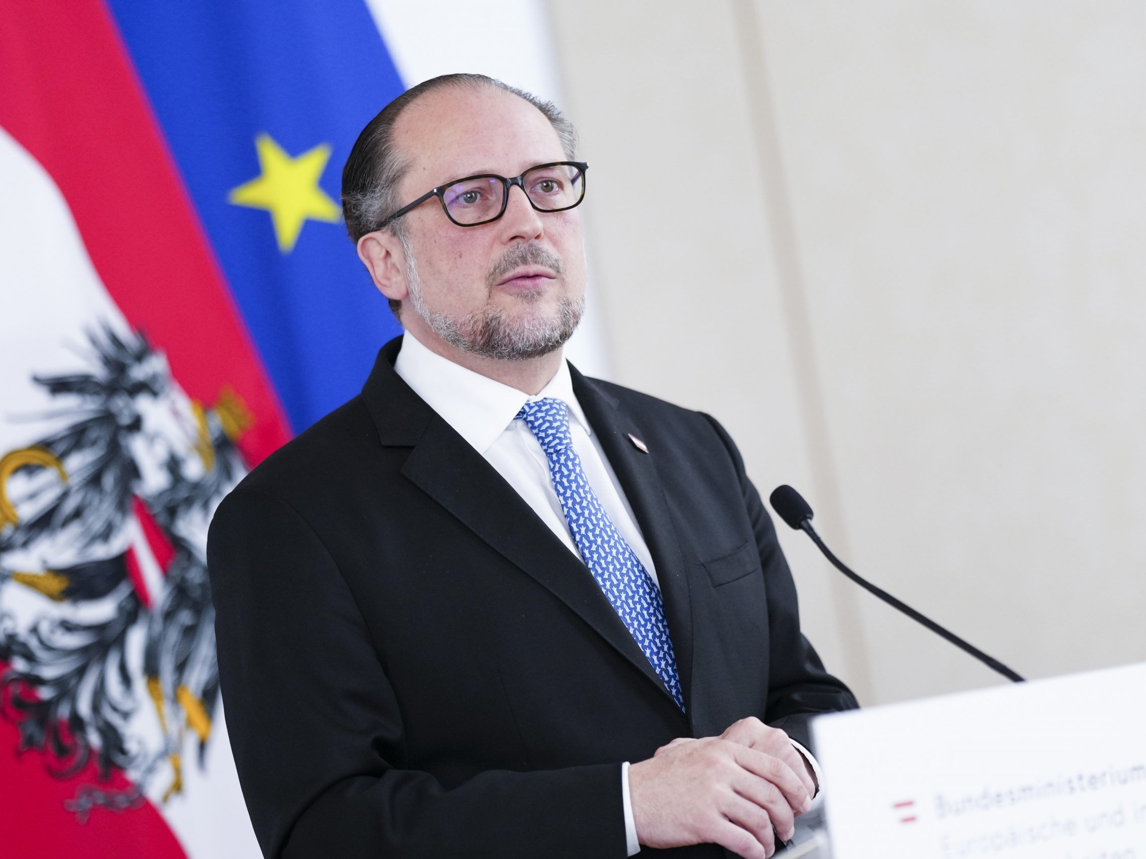 Der Nawalny-Tod ist auch für Österreichs Außenminister eine "Tötung auf Raten".
