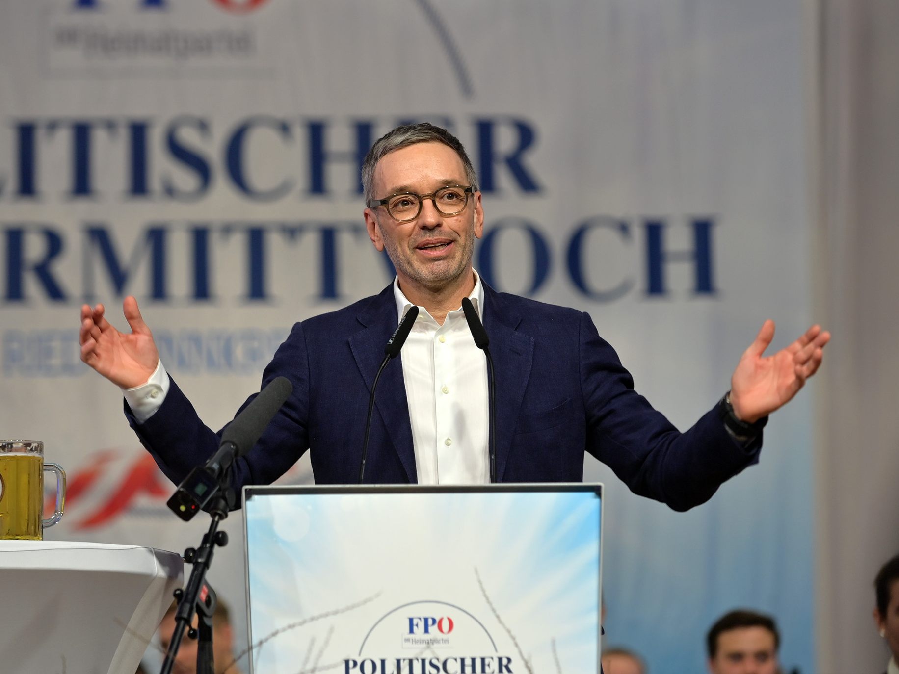 Politischer Aschermittwoch der FPÖ im Livestream.