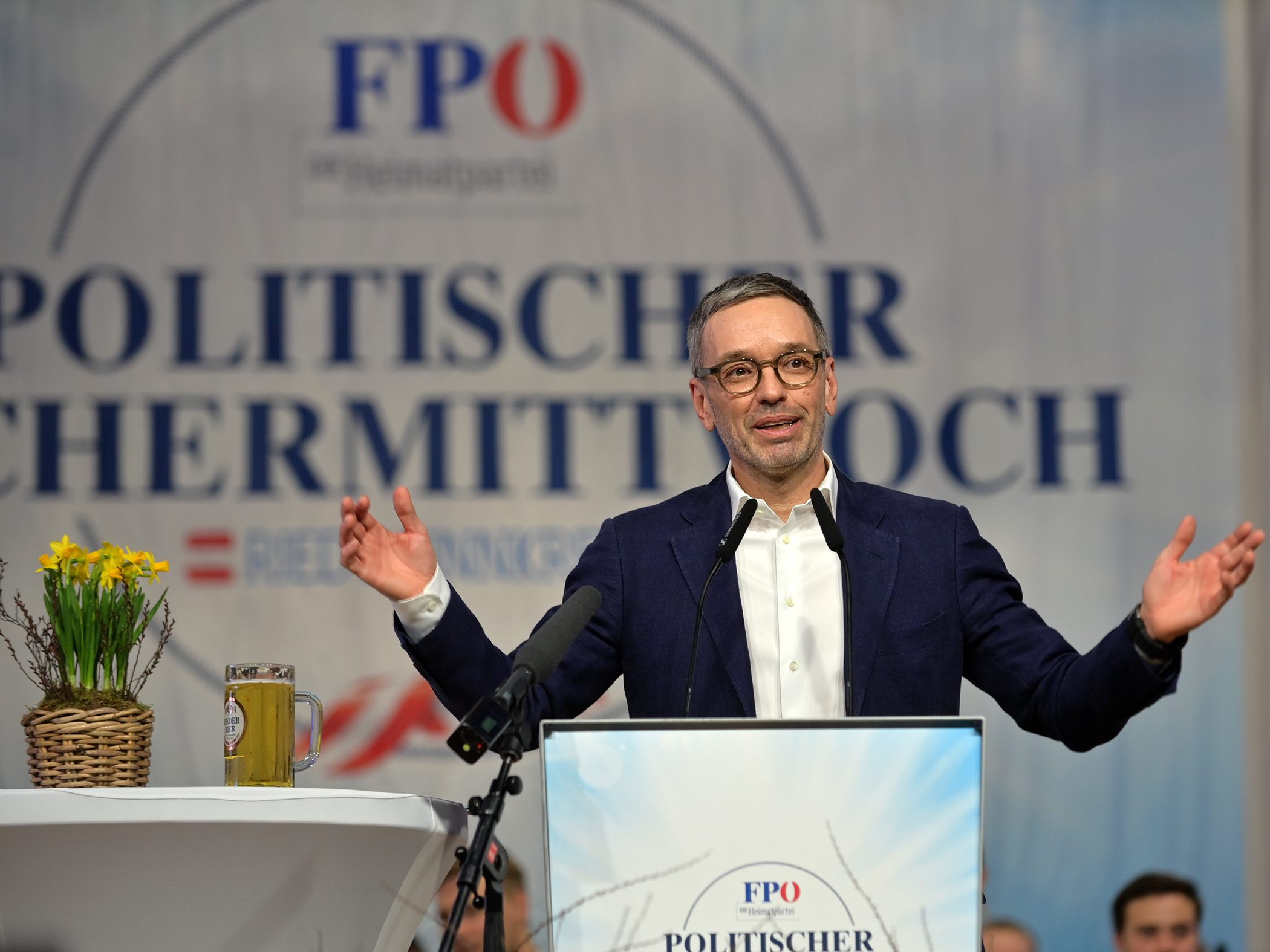 Kickl wird am Aschermittwoch wieder in Ried sein.