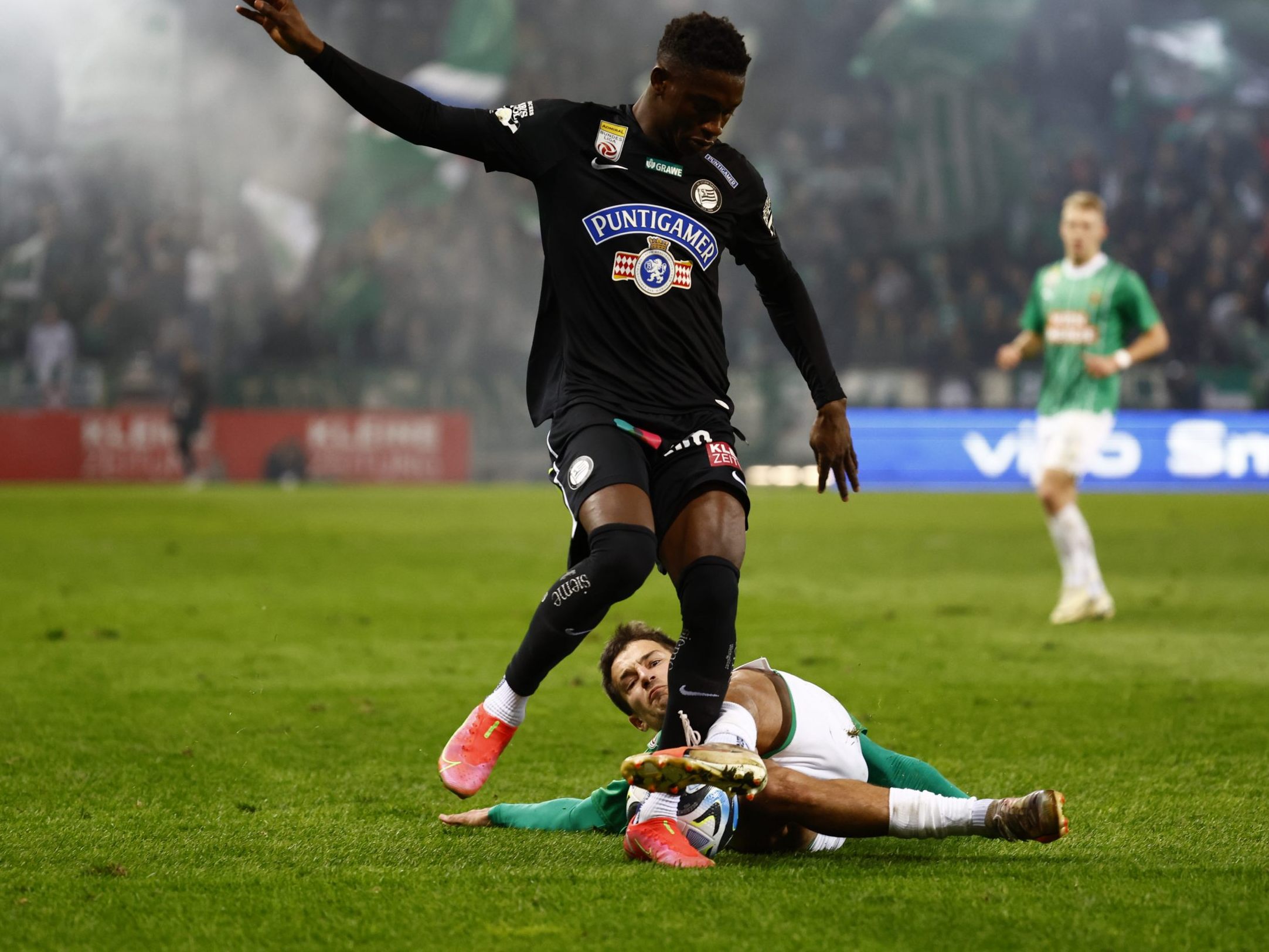 Die Steirer und der SK Rapid trennten sich mit einem leistungsgerechten 1:1.