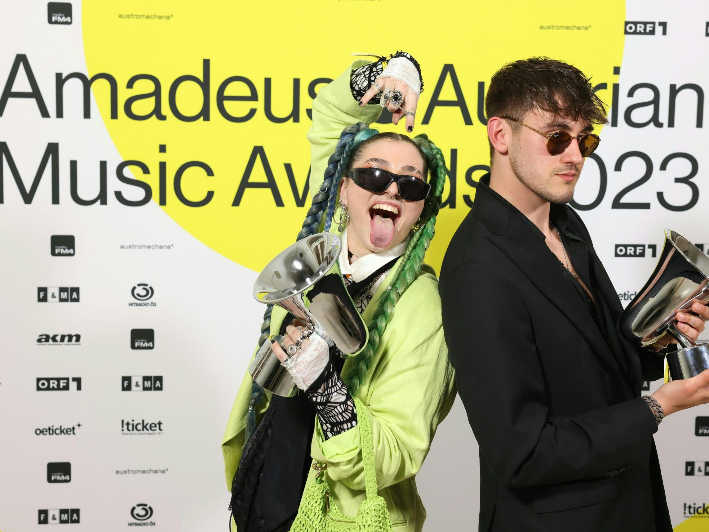 LUM!X und Pia Maria erhielten im Vorjahr den Amadeus Award für den Song des Jahres.