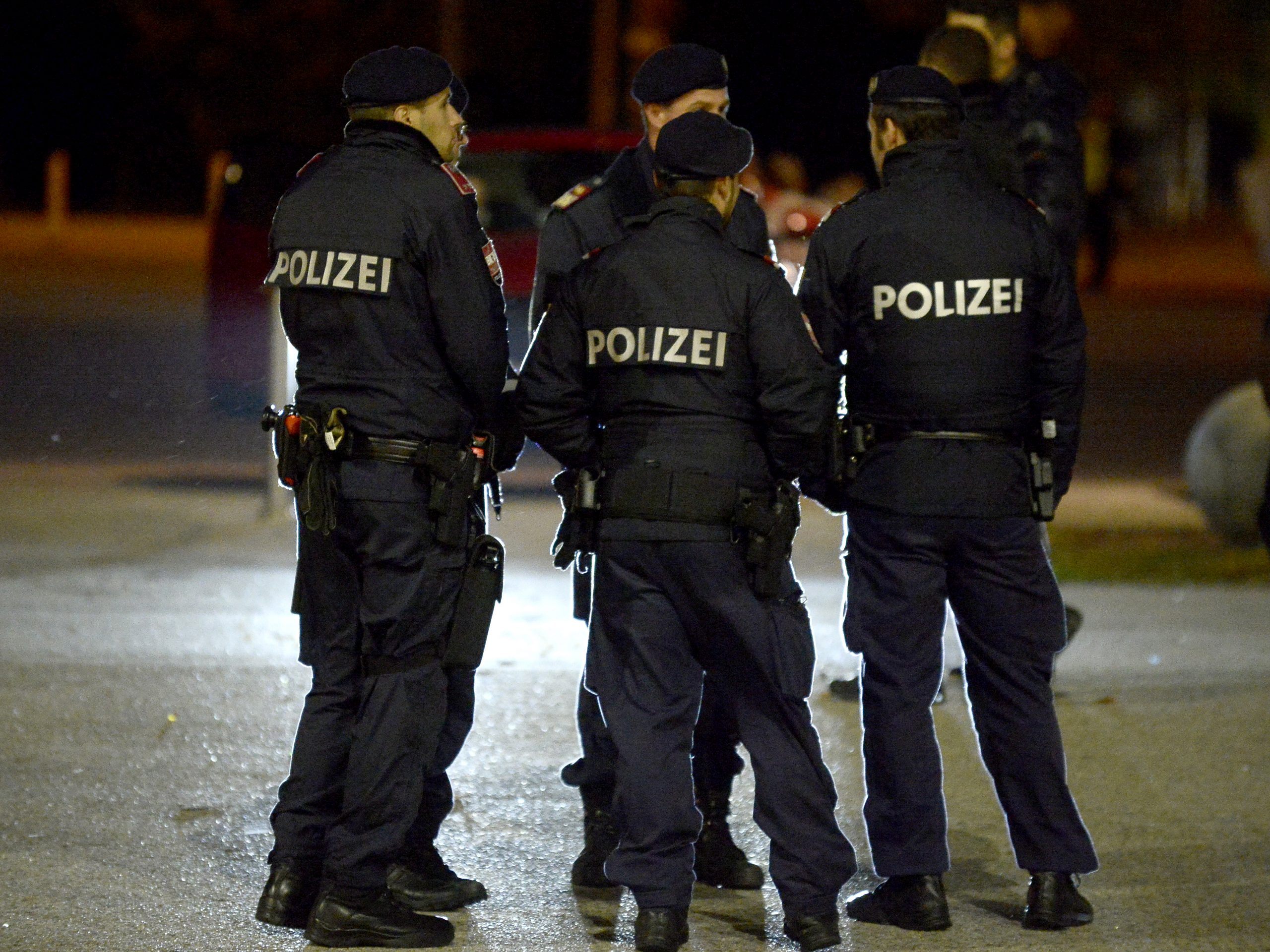 Großeinsatz der Polizei in Salzburg.