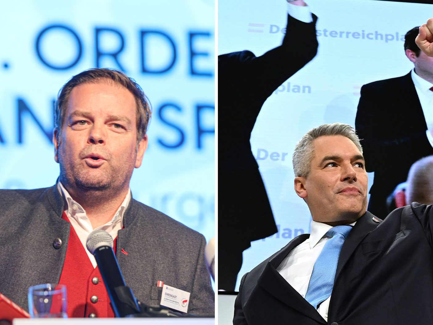 Abwerzger äußert heftige Kritik an Nehammer. Abwerzger äußert heftige Kritik an Nehammer.