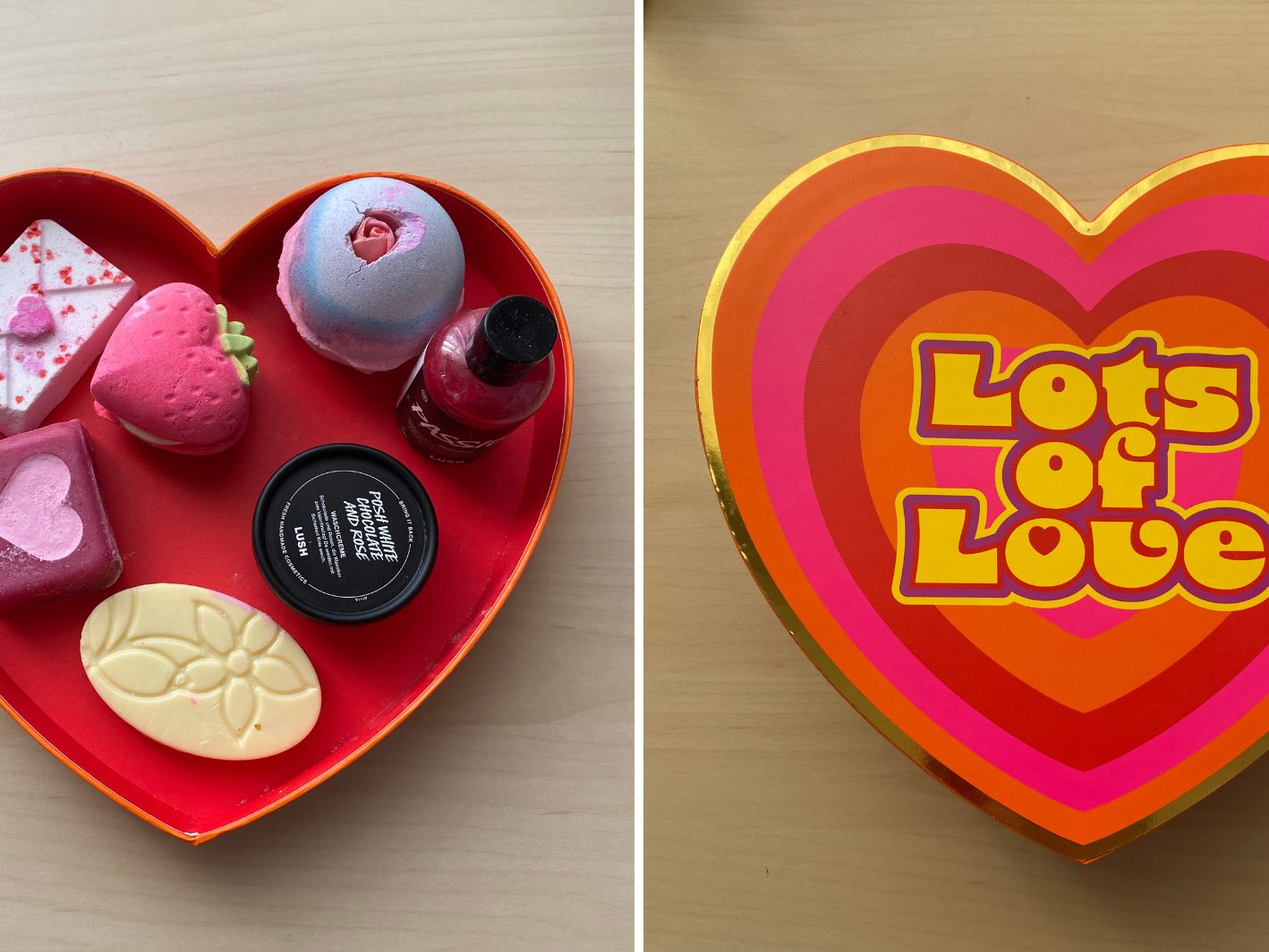 VIENNA.at durfte diese Geschenkbox von LUSH für den Valentinstag testen.