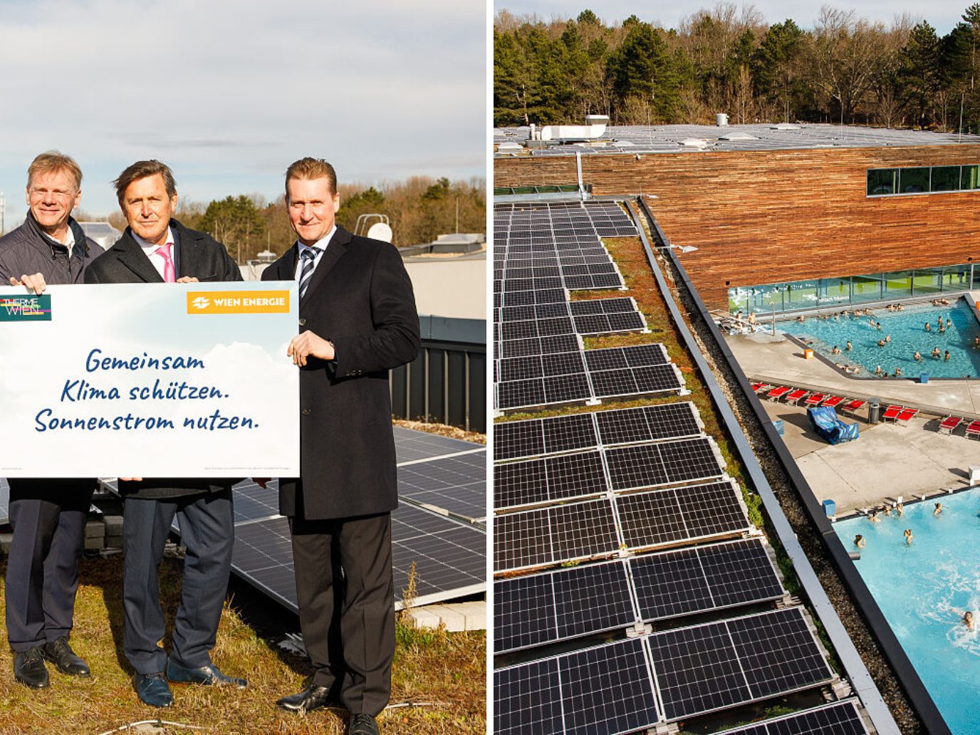 Die Therme Wien hat ein neues Solarkraftwerk.