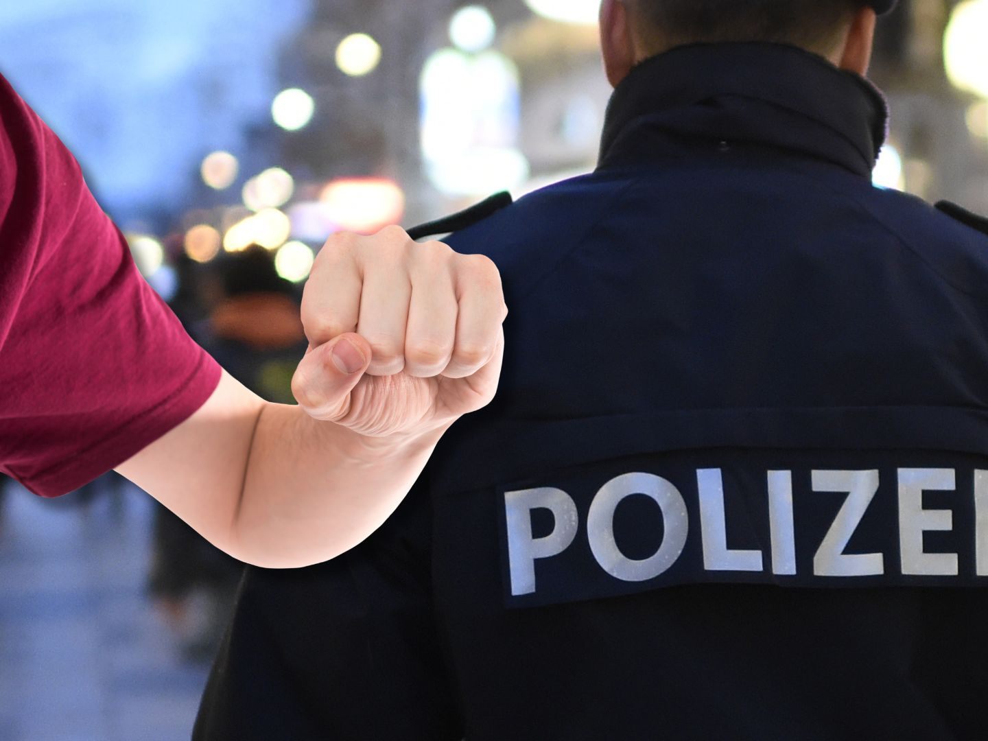 Der aggressive 30-Jährige wurde festgenommen.
