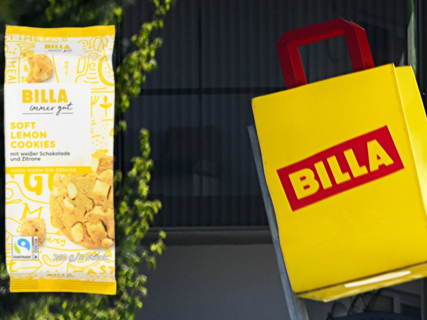 "Billa Immer Gut Soft Cookies Zitrone" werden zurückgerufen.
