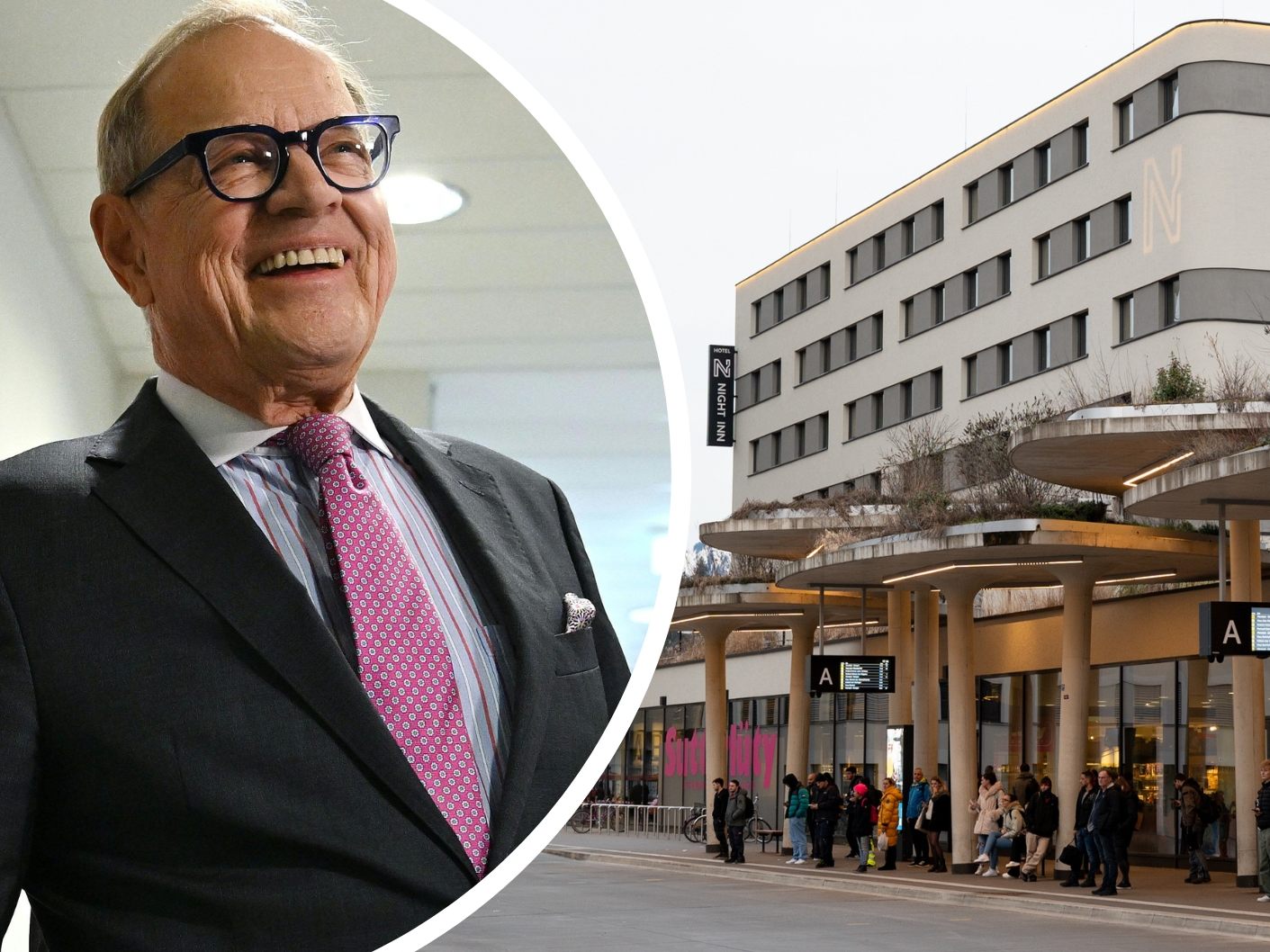 Spektakulärer Immobilien-Deal in Feldkircher Bestlage. Investor Grossnigg (l.) greift für Gebäude in der Bahnhofcity tief in die Tasche.