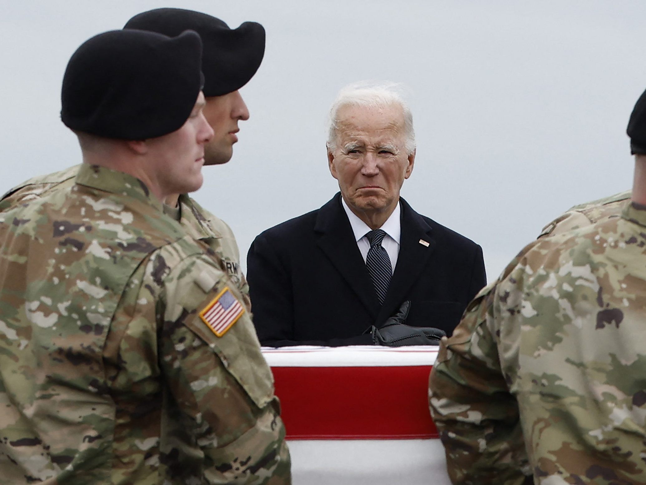 US-Präsident Joe Biden: "Unsere Antwort hat heute begonnen." US-Präsident Joe Biden: "Unsere Antwort hat heute begonnen."