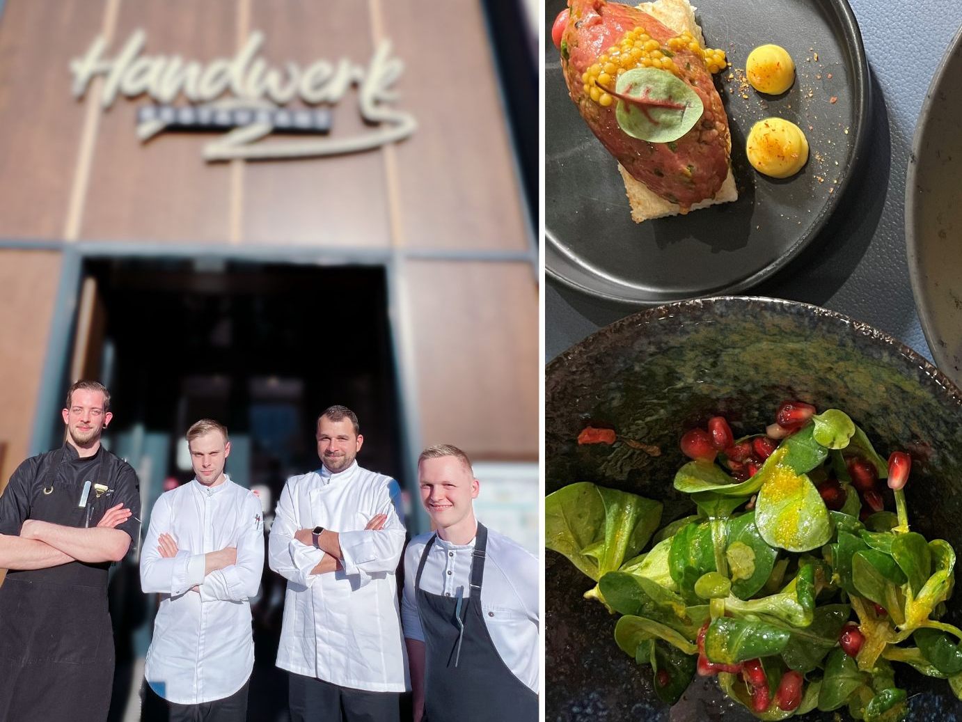 Das Wiener Restaurant "Handwerk" hat seine neuen Küchenchefs und ihre Kreationen vorgestellt. Das Wiener Restaurant "Handwerk" hat seine neuen Küchenchefs und ihre Kreationen vorgestellt.