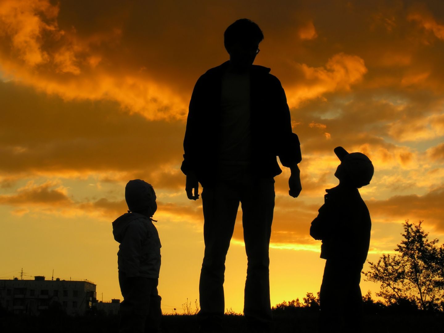 In Wien-Floridsdorf ist ein Vater und zwei Kinder abgängig.