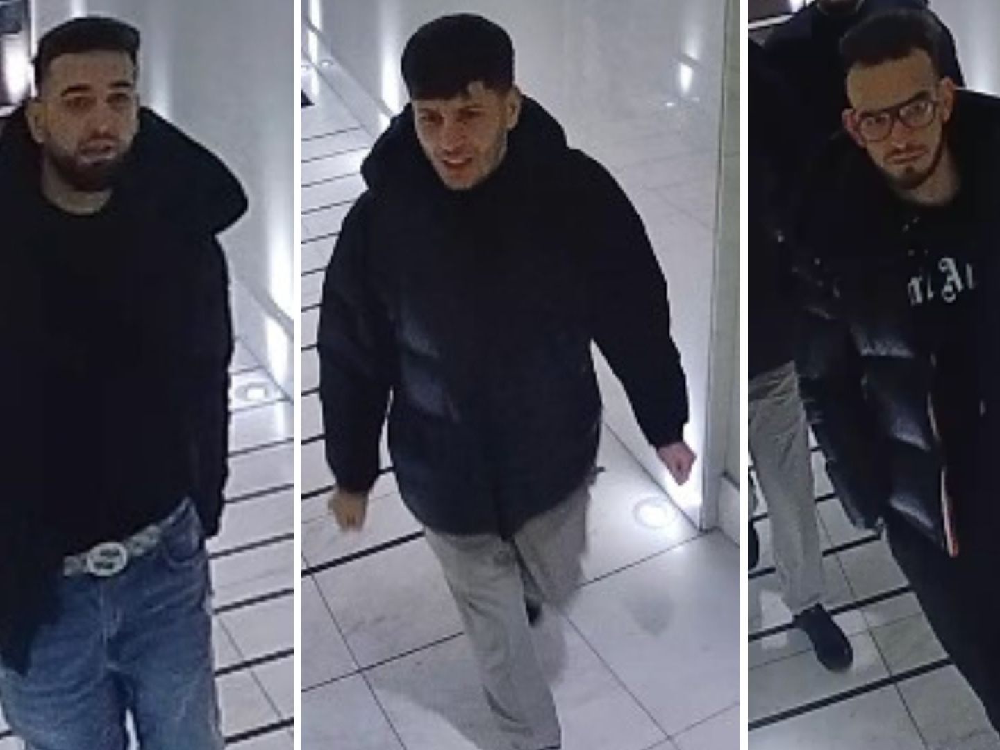 Diese Männer stehen in Verdacht, einen schweren Raub begangen zu haben. Diese Männer stehen in Verdacht, einen schweren Raub begangen zu haben.