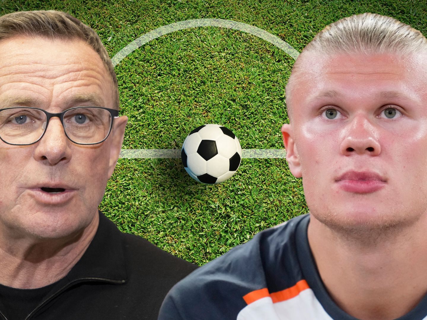 ÖFB-Trainer Rangnick freut sich auf das Duell mit Haaland. ÖFB-Trainer Rangnick freut sich auf das Duell mit Haaland.