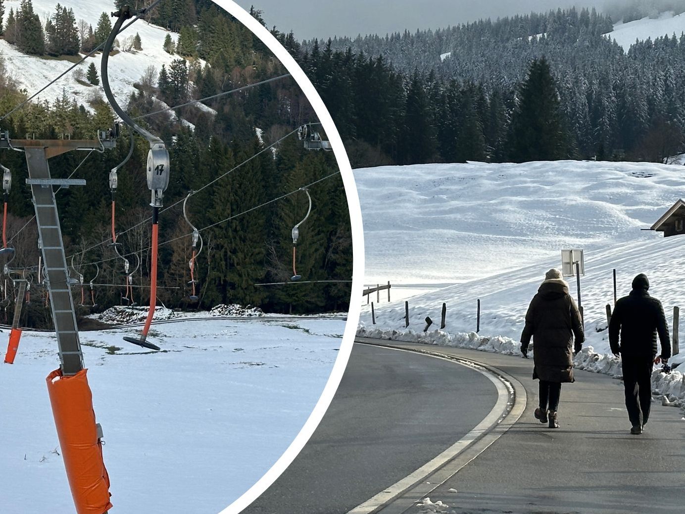 Am Bödele gibt es jetzt wieder etwas Neuschnee. Am Bödele gibt es jetzt wieder etwas Neuschnee.