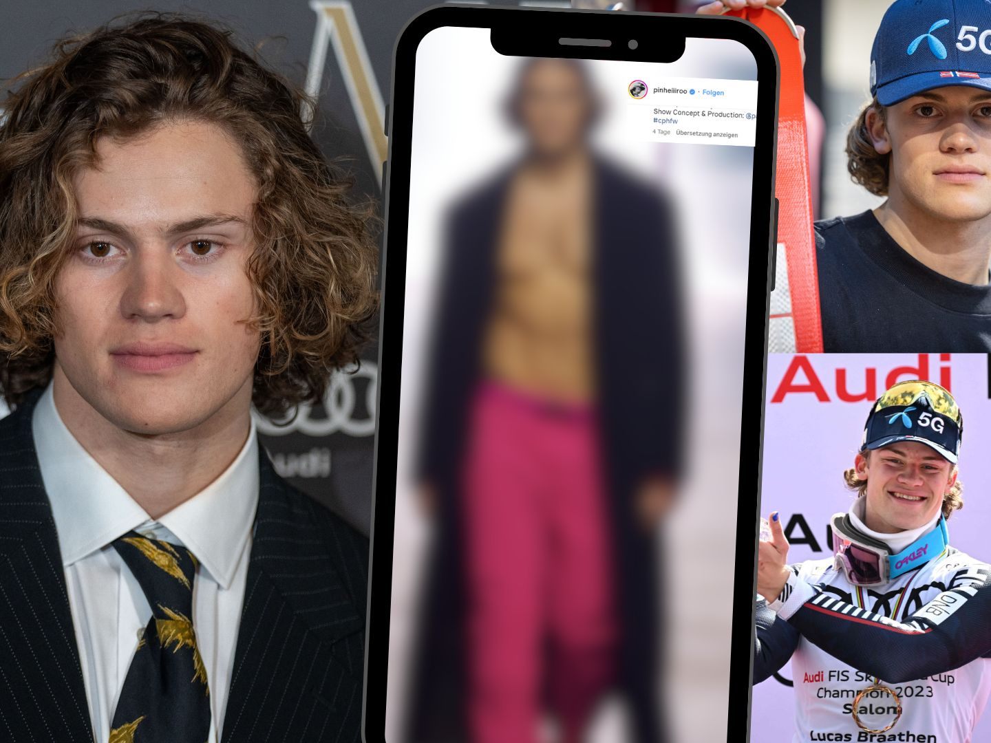 Der ehemalige Skirennläufer Lucas Braathen versucht es jetzt mit dem Modeln Der ehemalige Skirennläufer Lucas Braathen versucht es jetzt mit dem Modeln
