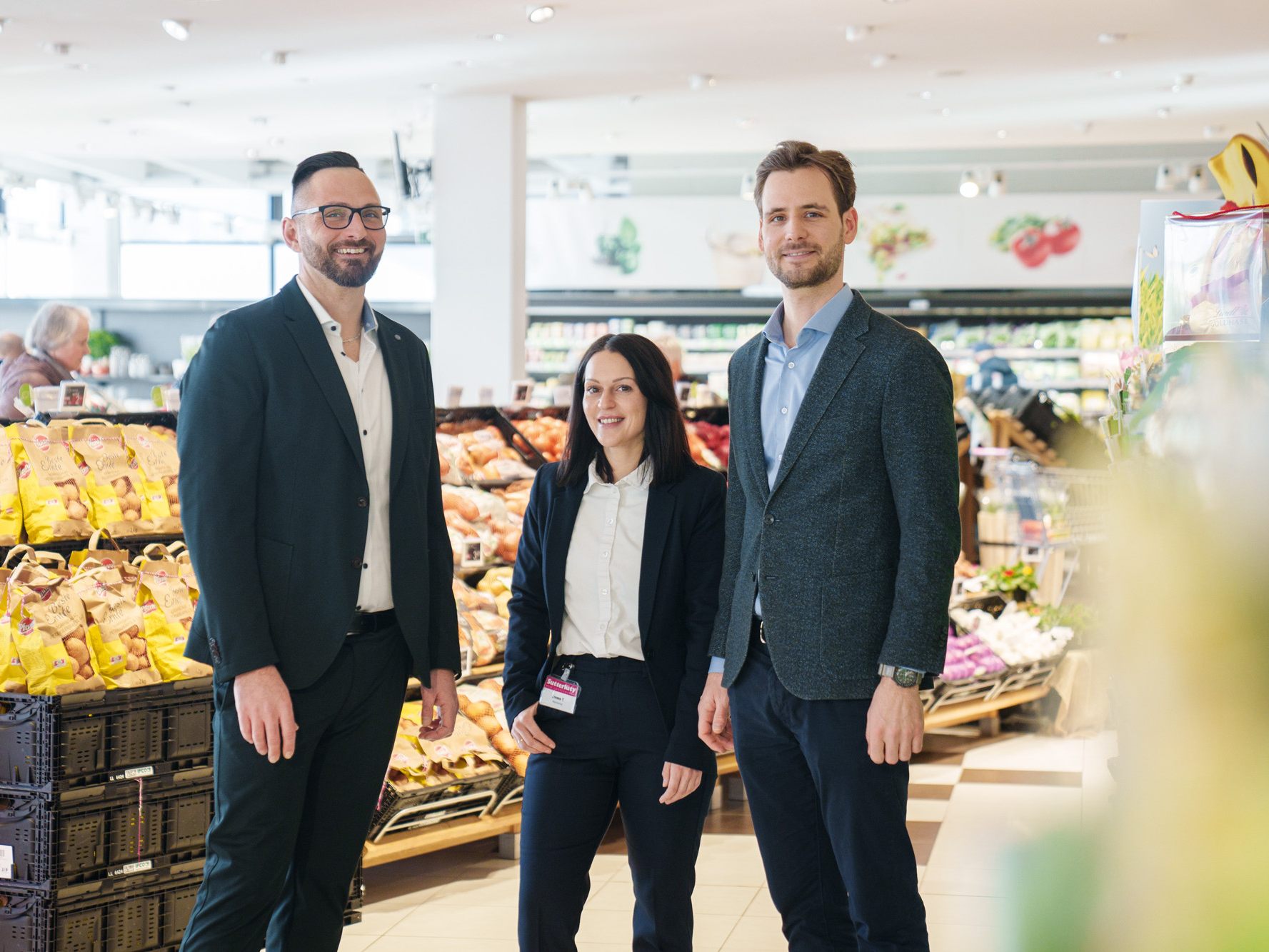 Florian Sutterlüty (Geschäftsführer), Markus Arnhold (Vertriebsmanager), Jovana Yildirim (Marktmanagerin)