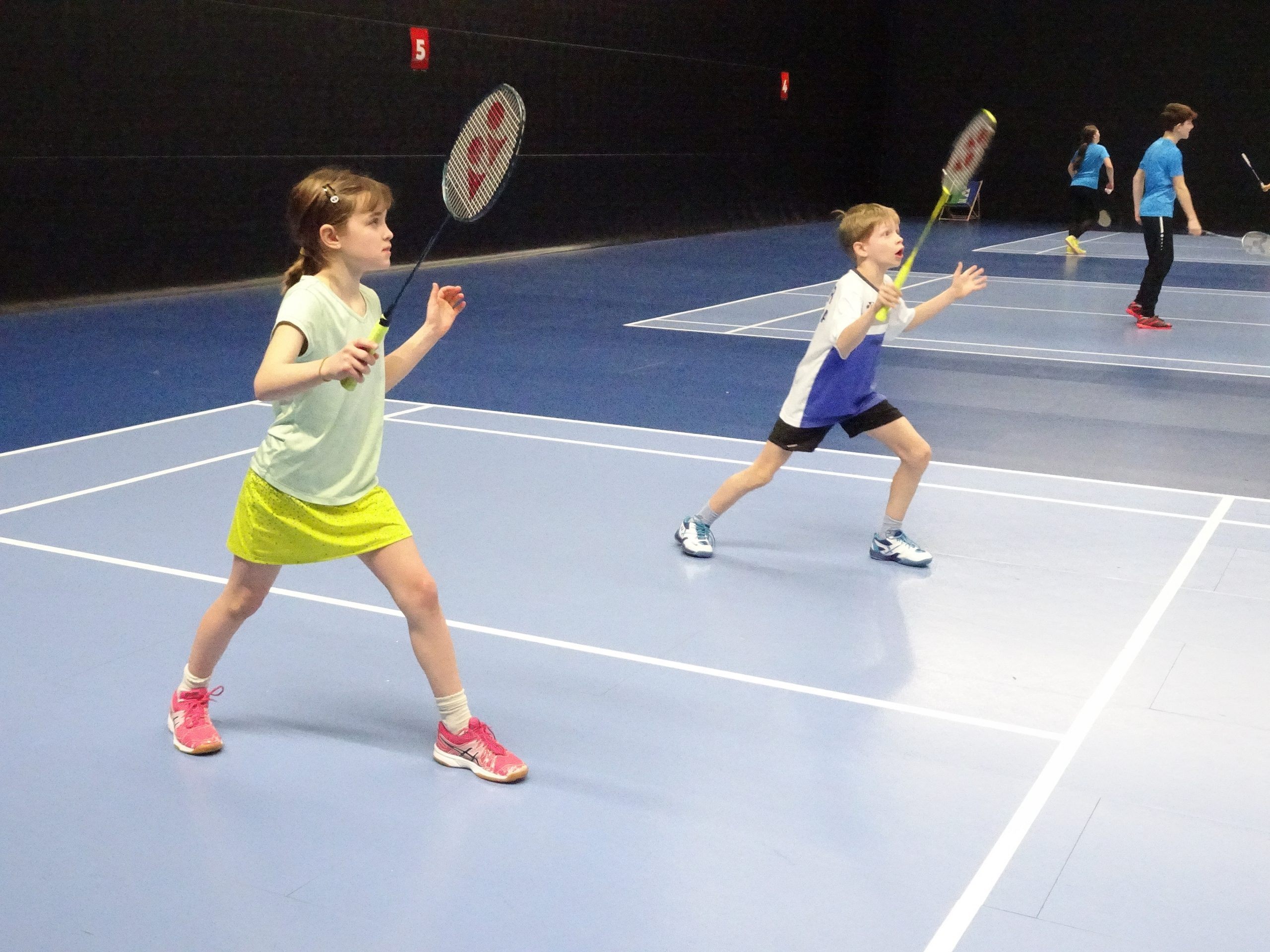 Die jungen Nachwuchs-Badminton-Talente zeigten bei den Schulolympics ihr Können und waren mit viel Herzblut dabei.