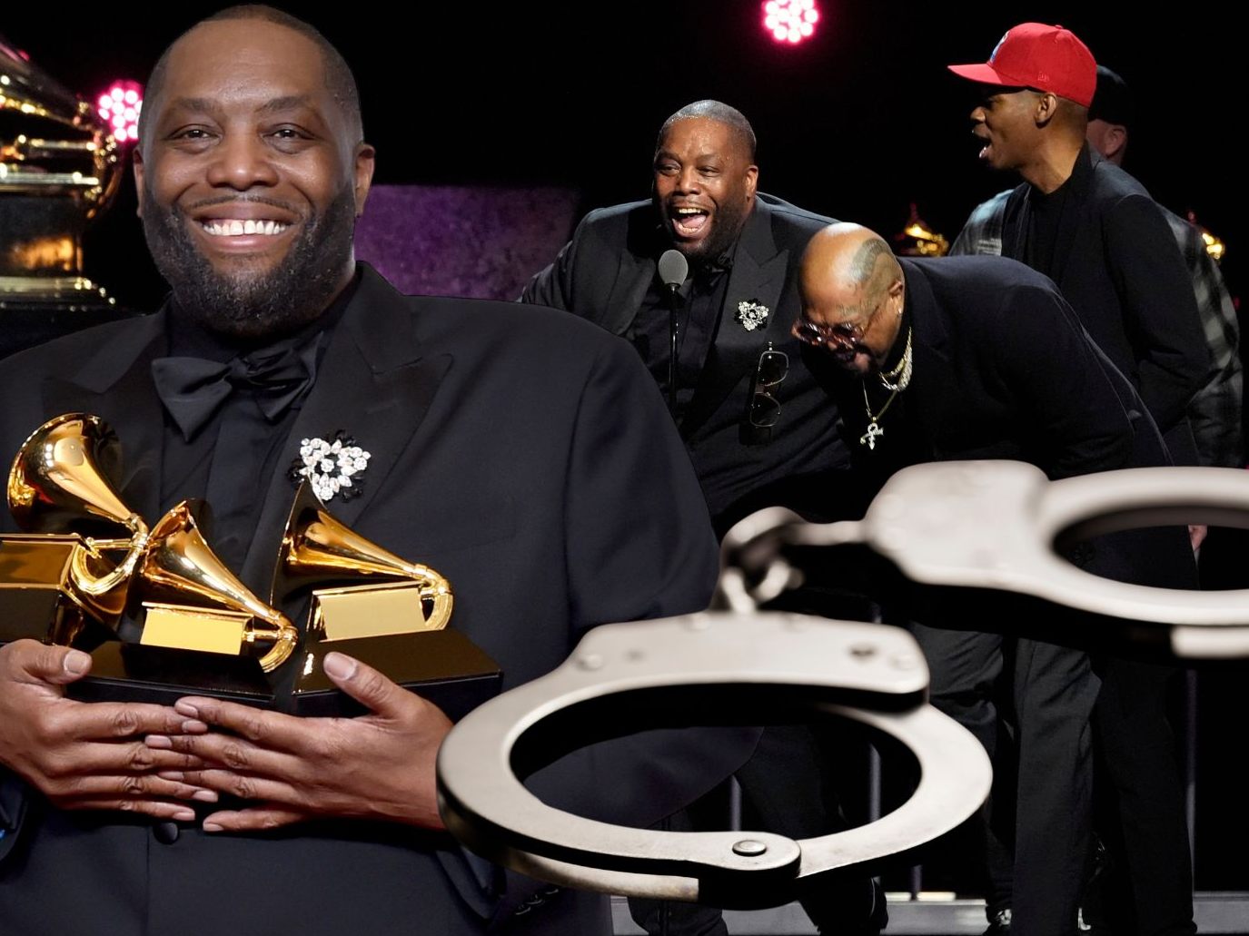 Der Rapper Killer Mike, der kurz zuvor drei Grammys abgeräumt hatte, wurde direkt nach der Preisverleihung von der Polizei festgenommen. Der Rapper Killer Mike, der kurz zuvor drei Grammys abgeräumt hatte, wurde direkt nach der Preisverleihung von der Polizei festgenommen.