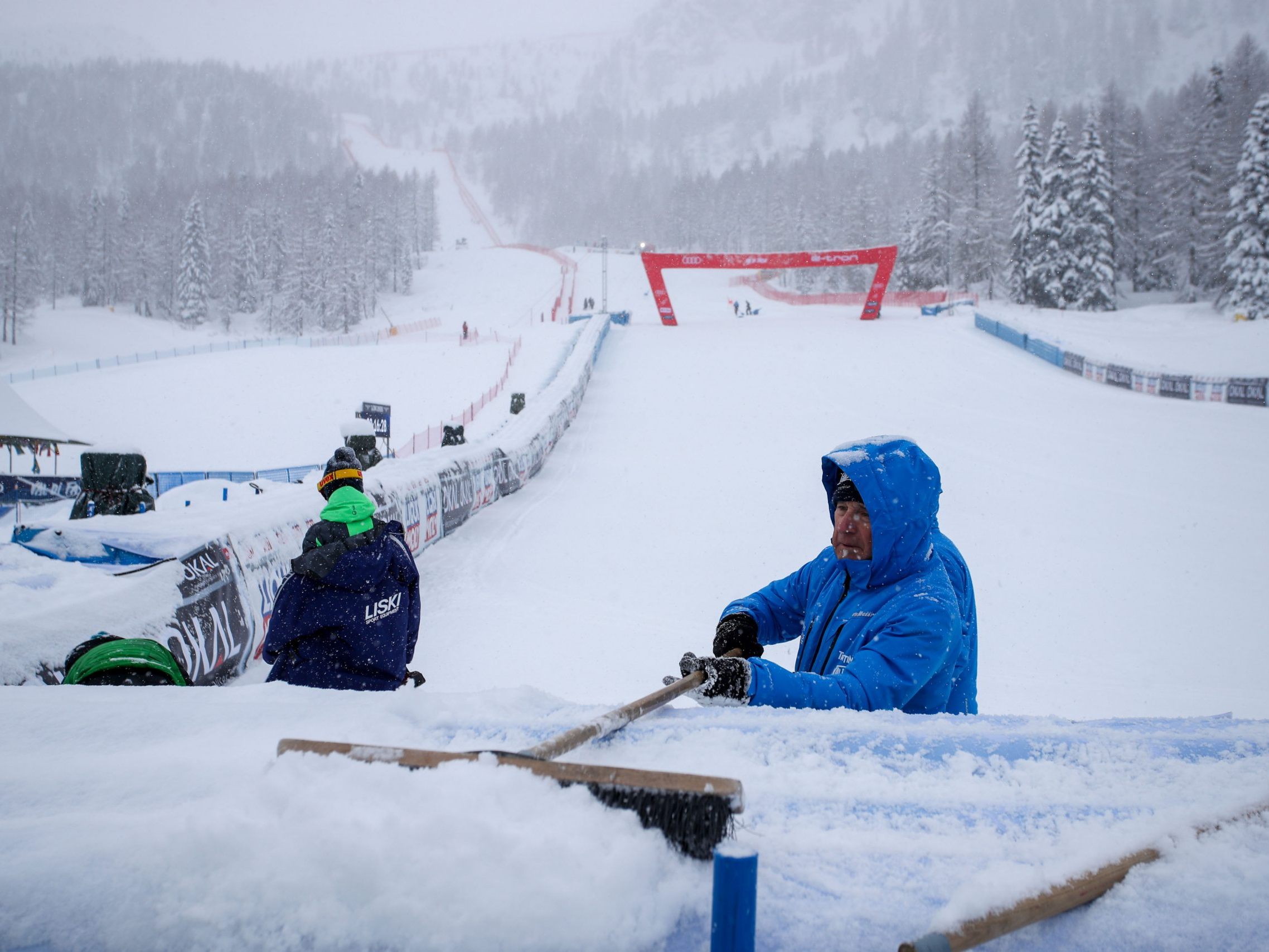 Auch heute kein Super-G in Val di Fassa.