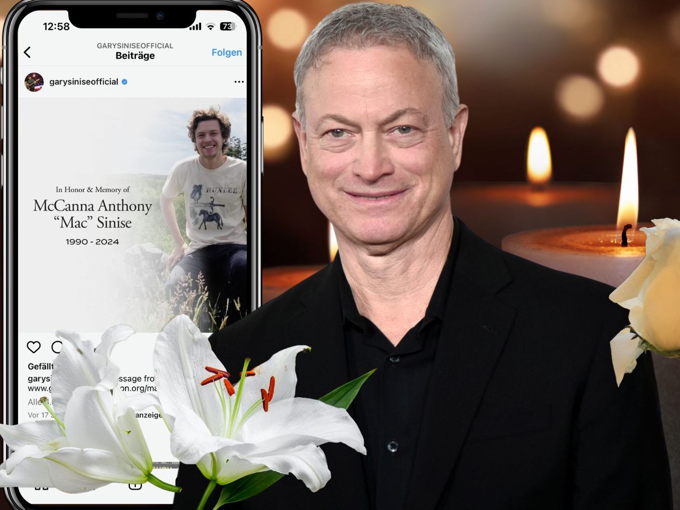 Mac Sinise ist im Alter von 33 Jahren gestorben.