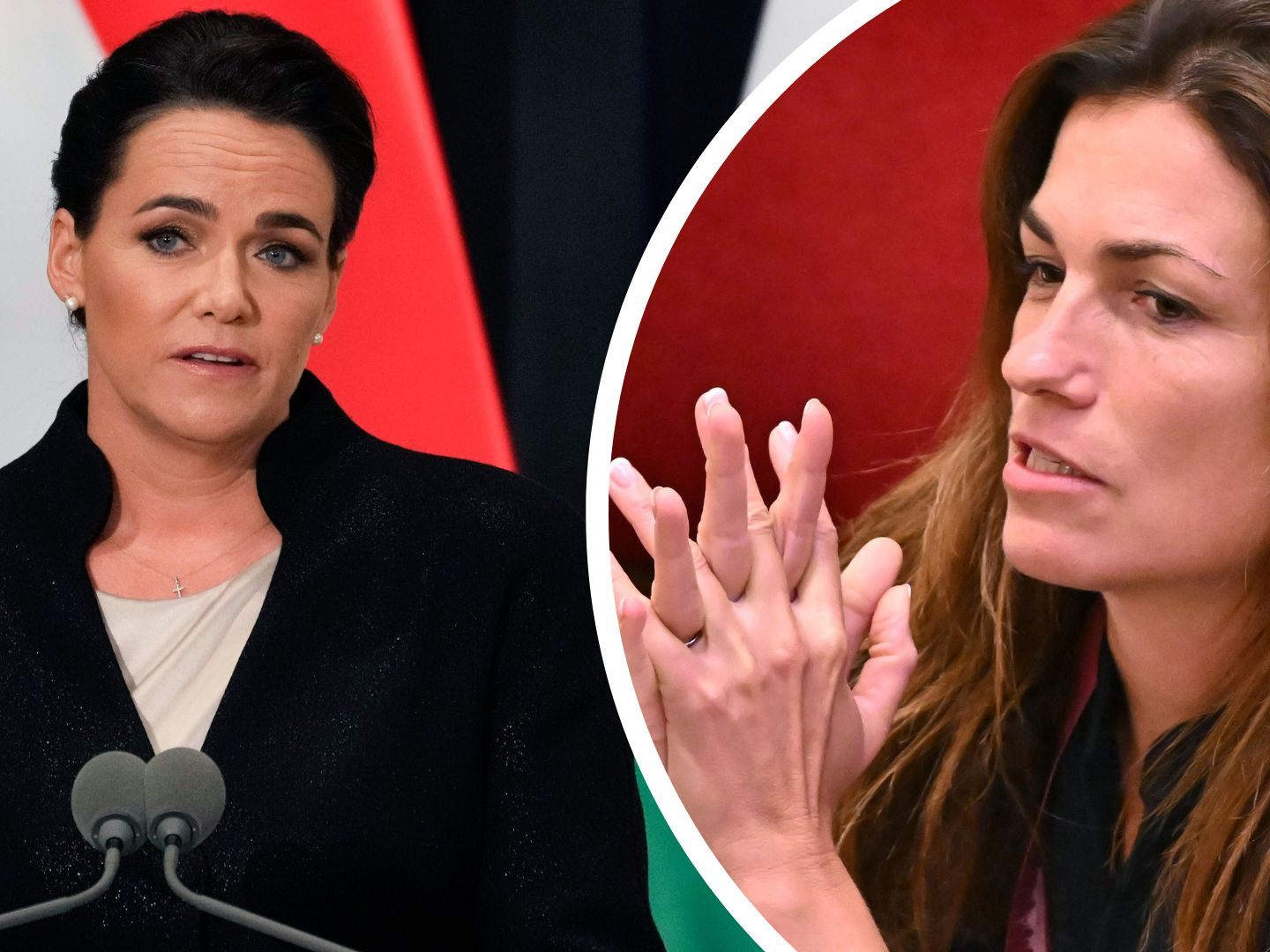 Ein Amnestie-Skandal hat Ungarn tief erschüttert und setzt Staatspräsidentin Katalin Novák massiv unter Druck. Ein Amnestie-Skandal hat Ungarn tief erschüttert und setzt Staatspräsidentin Katalin Novák massiv unter Druck.