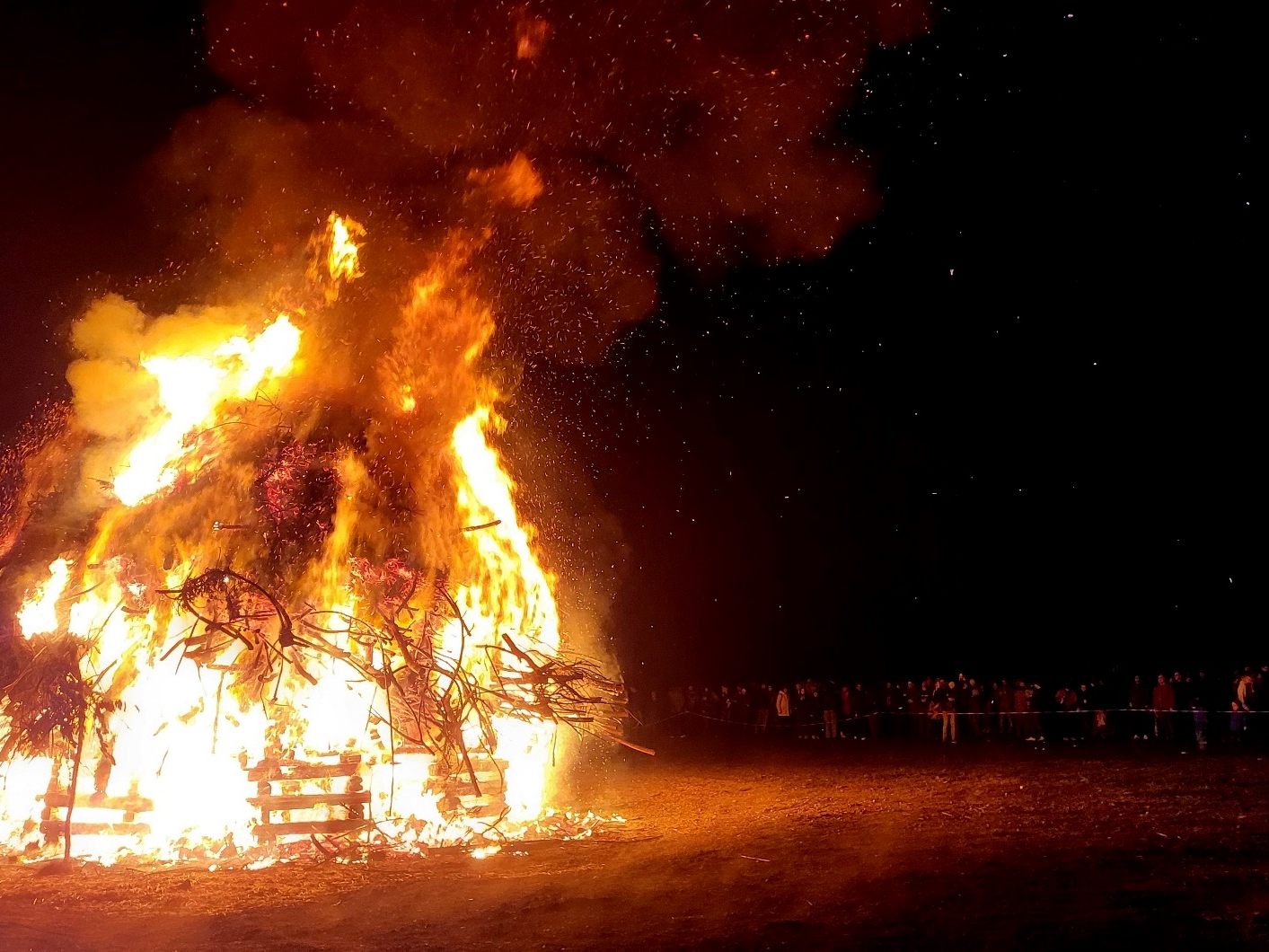 Die Bäumler Faschings- und Funkenzunft sorgte einmal mehr für einen großartigen Funkenabend am Lochauer Bodenseeufer. Hunderte Besucher, Jung und Alt, waren begeistert.