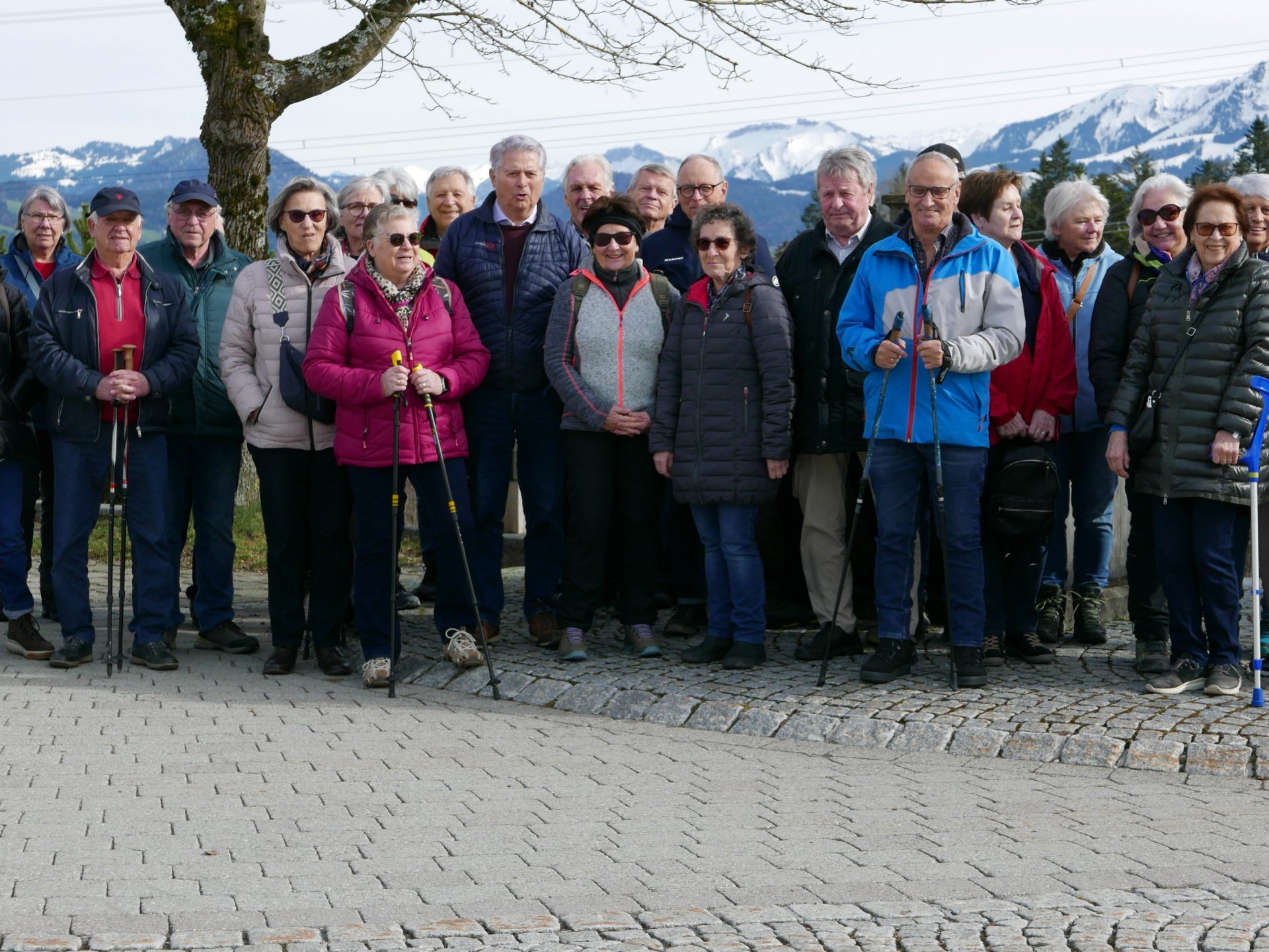 Bereit zur Wanderung