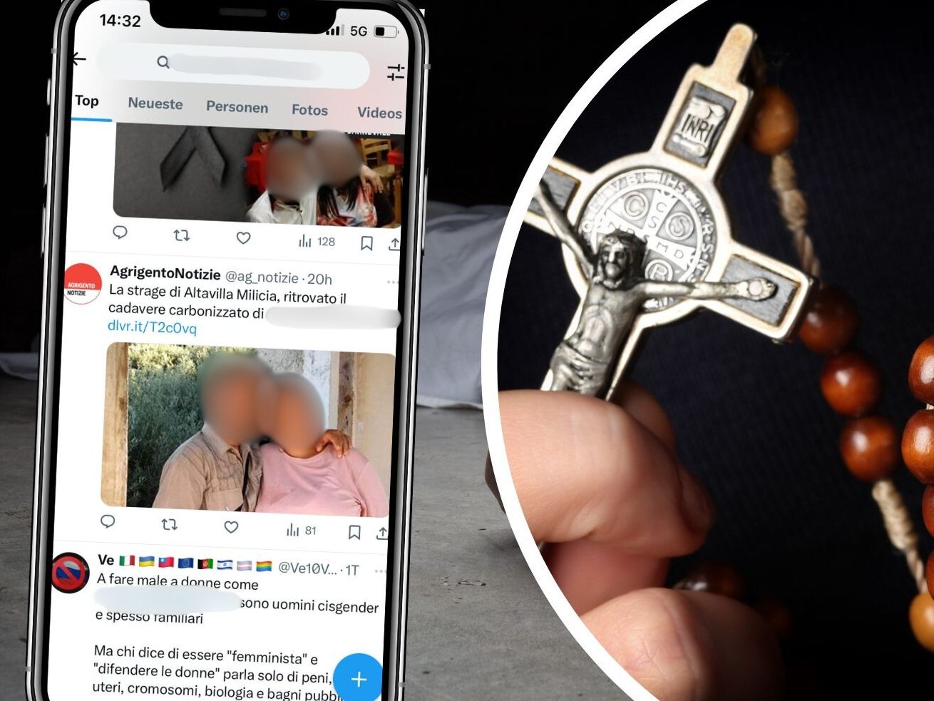 54-Jähriger soll bei Palermo seine Frau und zwei Söhne bei einer Art Exorzismus getötet haben.