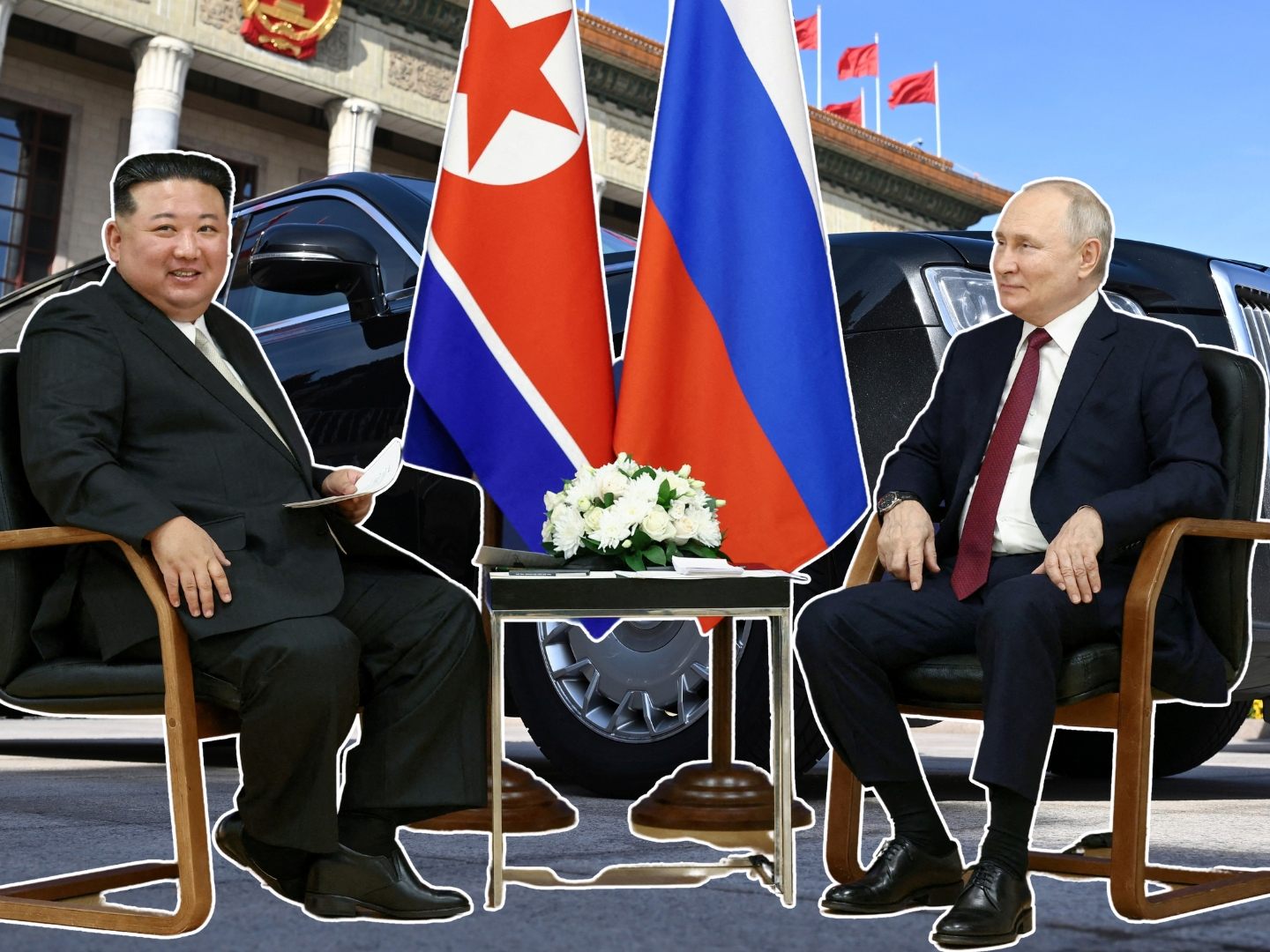 Das Auto (im Hintergrund Putins Staatskarosse - ein Aurus Senat) wurde bereits am 18. Februar übergeben. Das Auto (im Hintergrund Putins Staatskarosse - ein Aurus Senat) wurde bereits am 18. Februar übergeben.